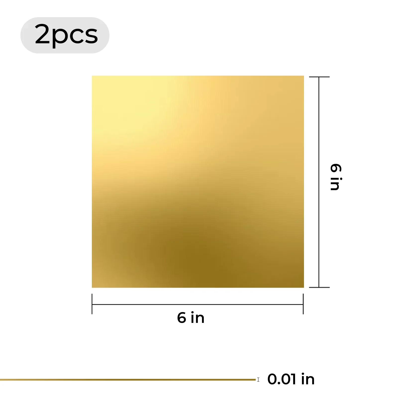 0.3mm Brass Sheet (2pcs) - Image 3