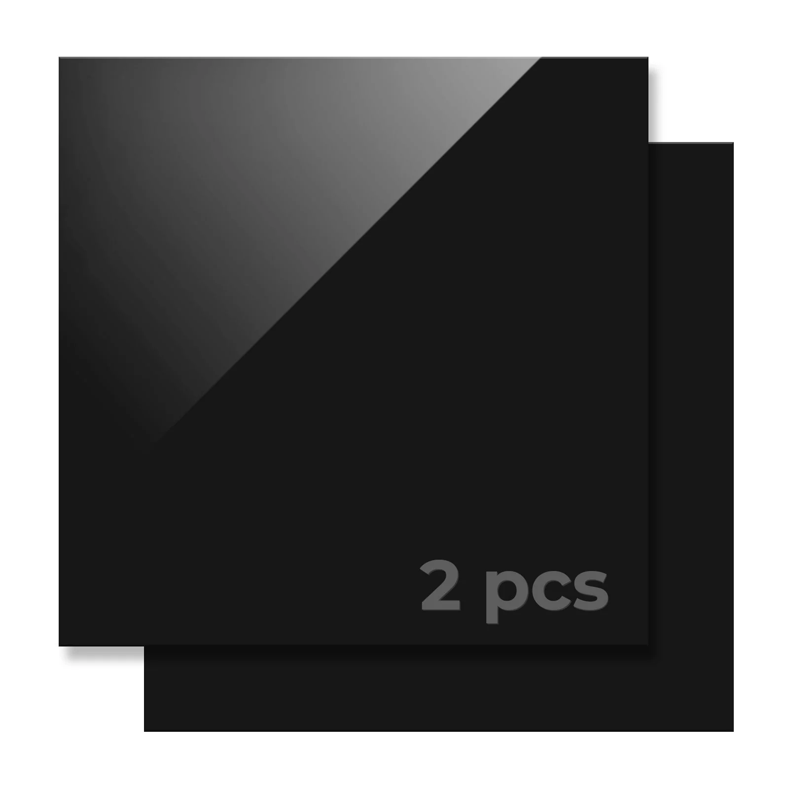 13/64" Black Glossy Acrylic Sheet (2pcs) - Image 4