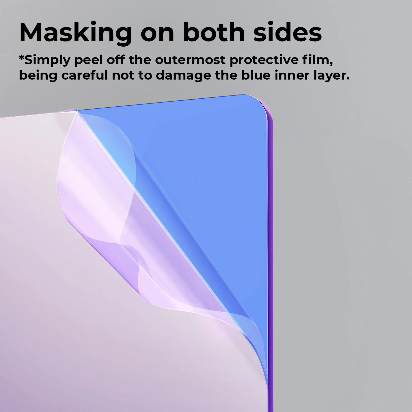 1/8" Blue Clear Iridescent Acrylic (3pcs) - Image 5