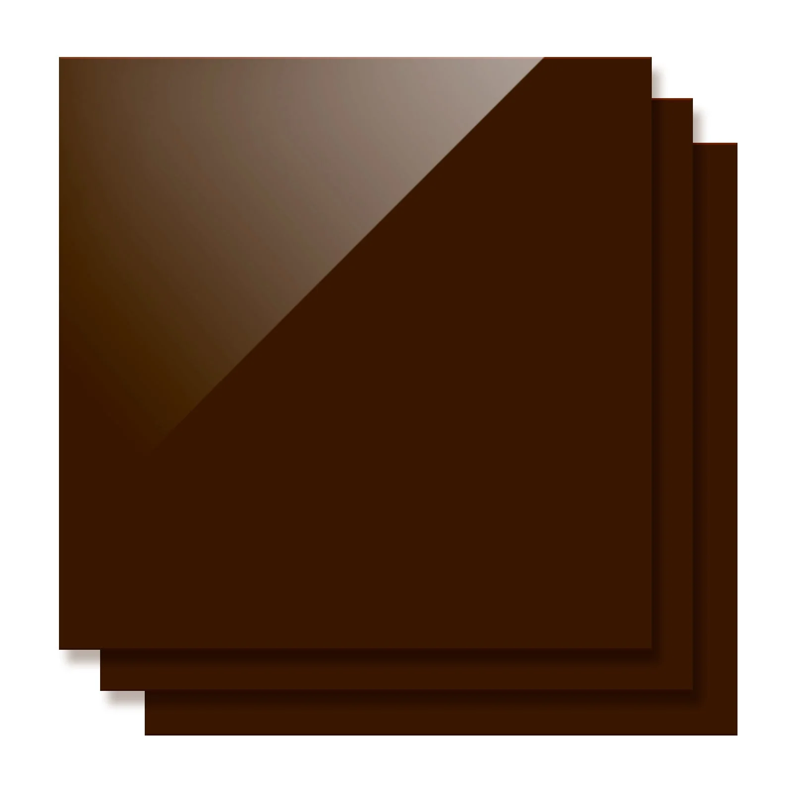 1/8" Brown Opaque Glossy Acrylic Sheet(3pcs) - Image 4