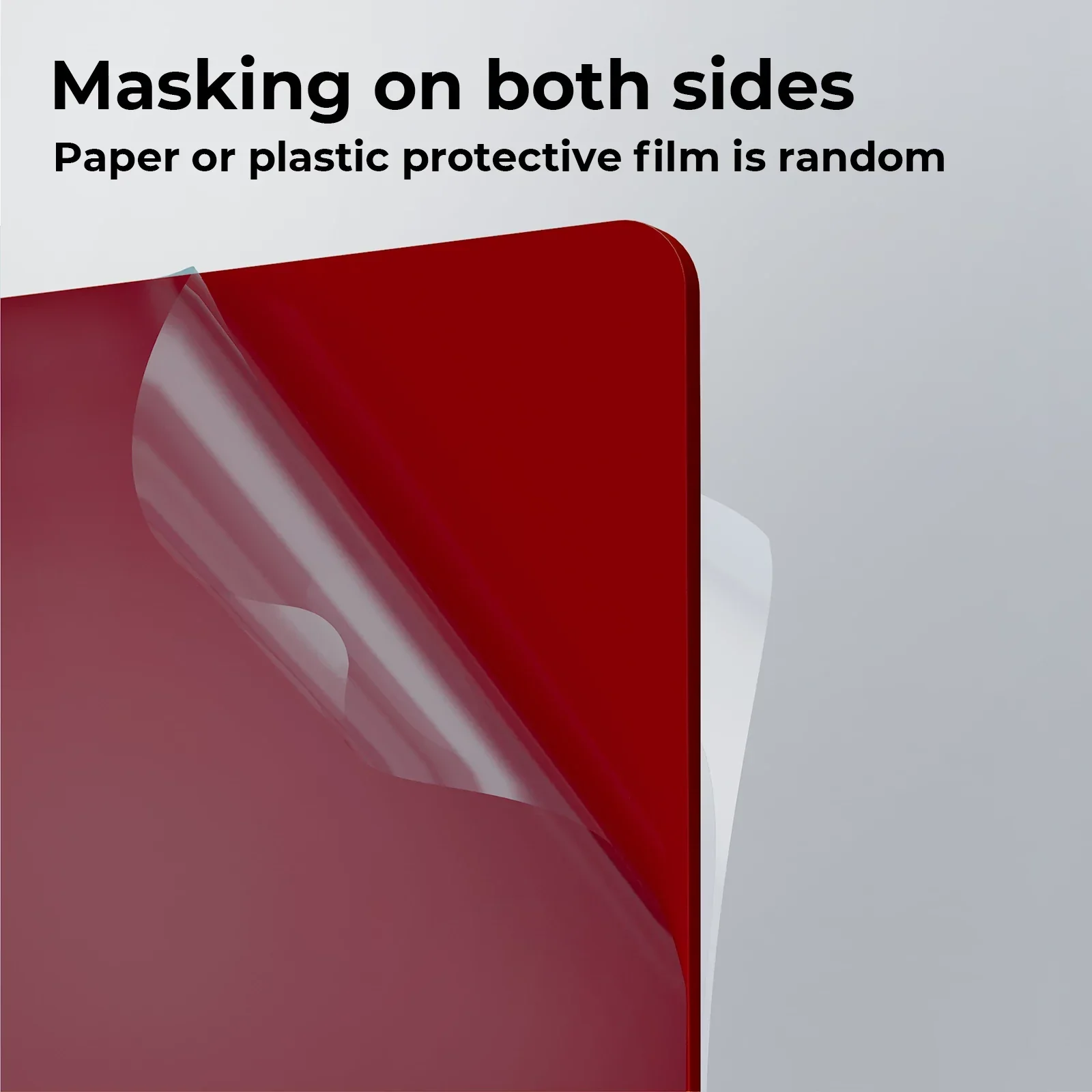 1/8" Dark Red Opaque Glossy Acrylic Sheet for Diode Laser Cutting (3pcs) - Image 4
