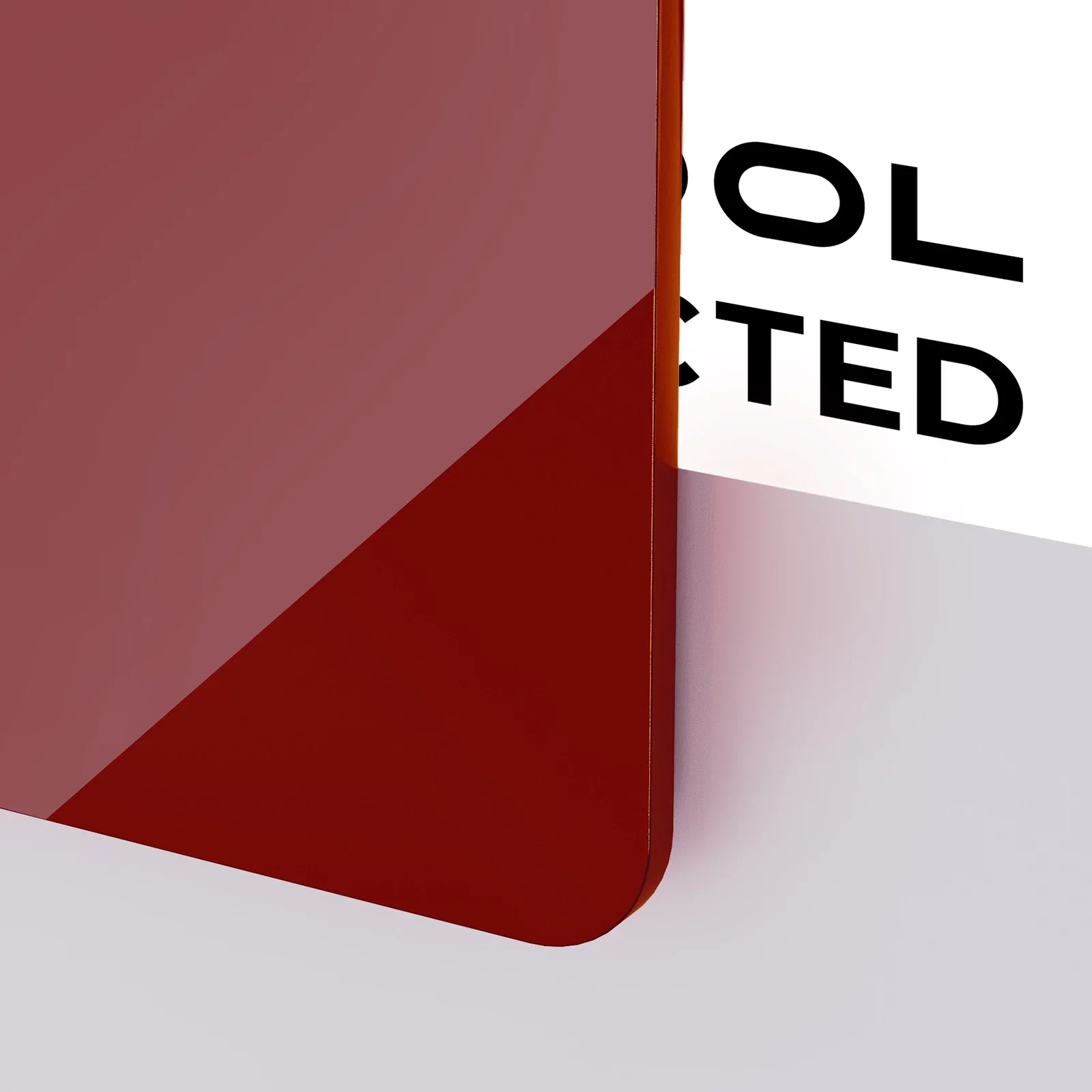 1/8" Dark Red Opaque Glossy Acrylic Sheet for Diode Laser Cutting (3pcs) - Image 5