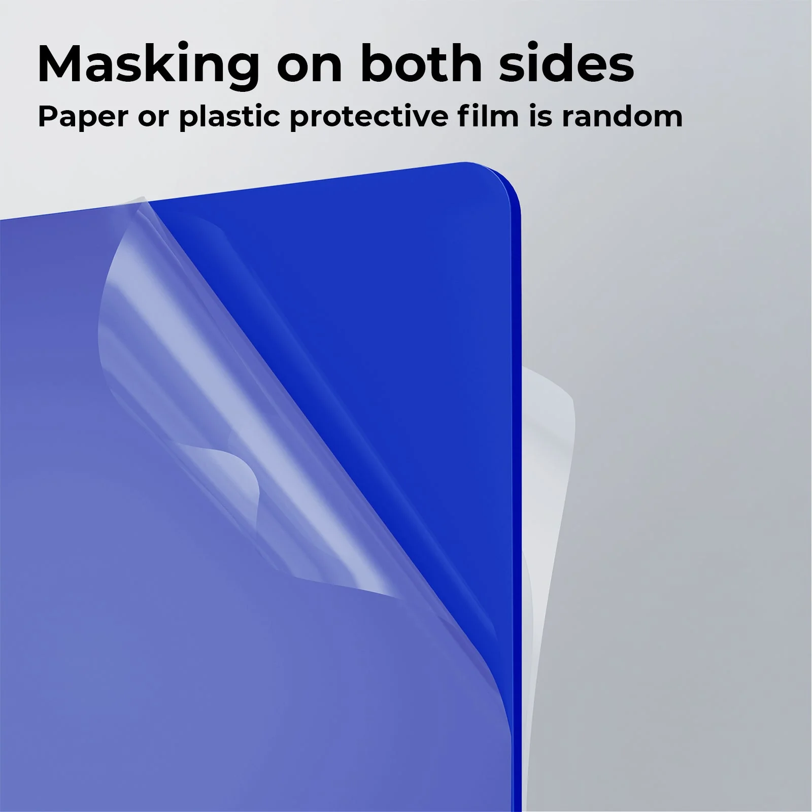 1/8" Deep Blue Opaque Glossy Acrylic Sheet (3pcs) - Image 5