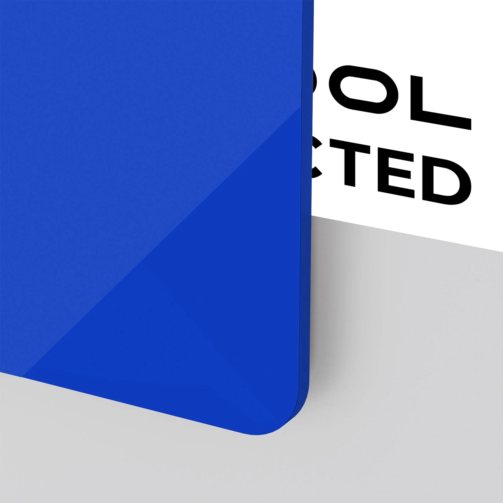 1/8" Deep Blue Opaque Glossy Acrylic Sheet (3pcs) - Image 6