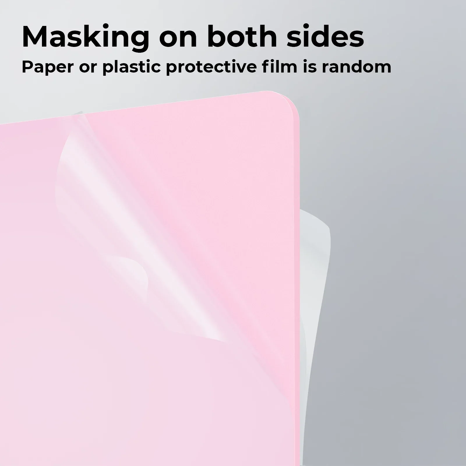 1/8" Frosted Pink Acrylic Sheet(3pcs) - Image 5