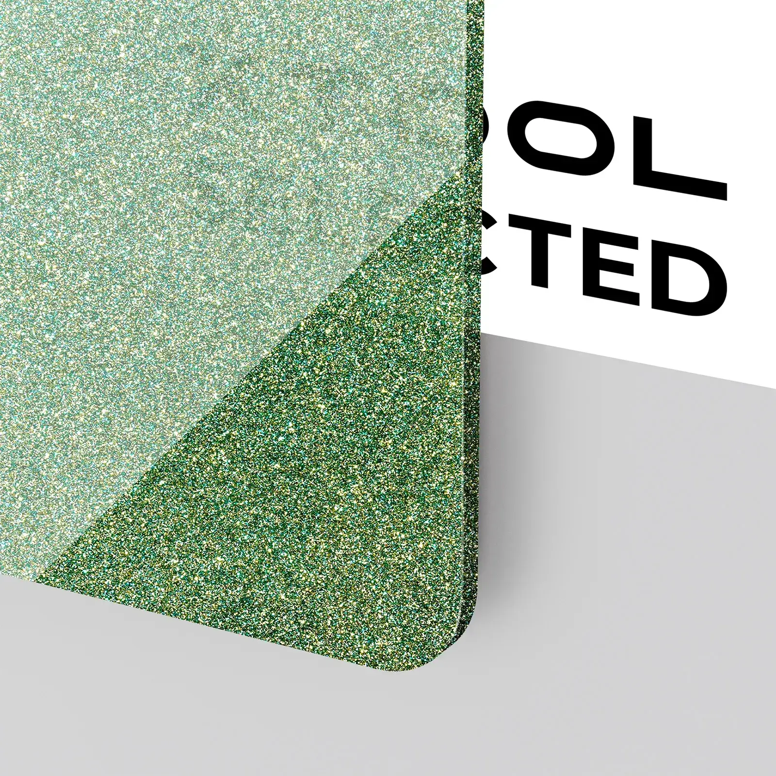 1/8" Green Glitter Opaque Glossy Acrylic Sheet (3pcs) - Image 5