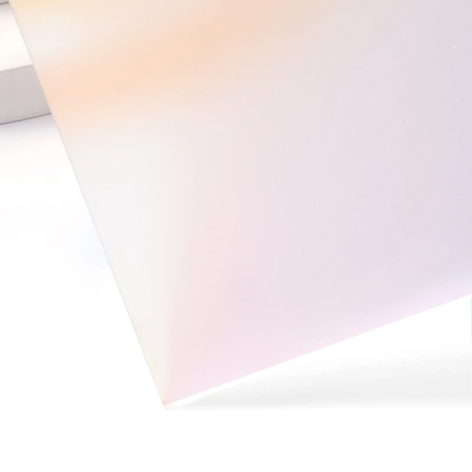 1/8" Iridescent Transparent Blue Film Frosted Clear Iridescent Acrylic (3pcs)