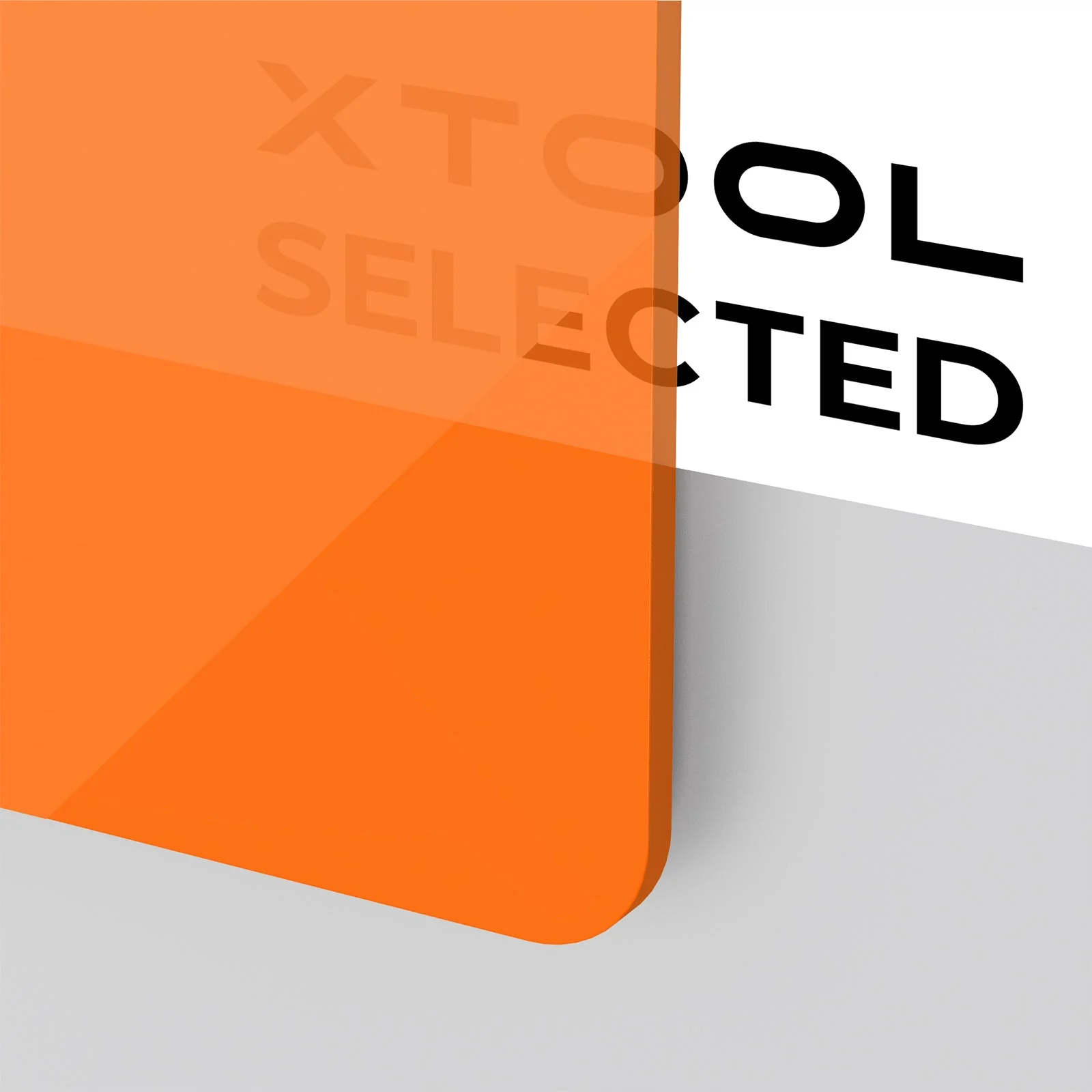 1/8" Orange Translucent Glossy Acrylic Sheet (3pcs) - Image 7