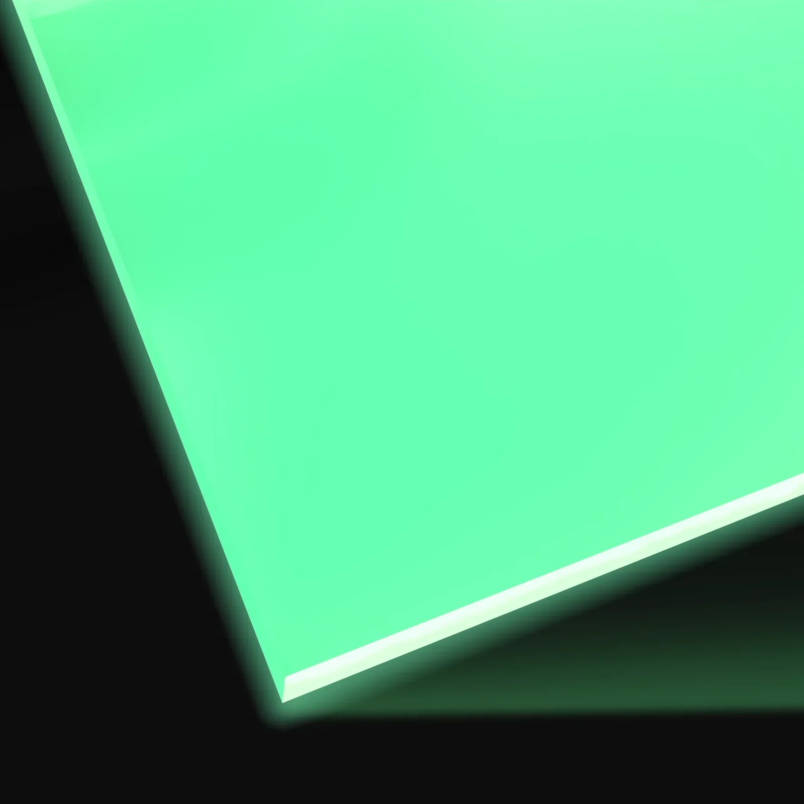1/8" Pale Green Glow in the Dark Acrylic Sheet(3pcs)