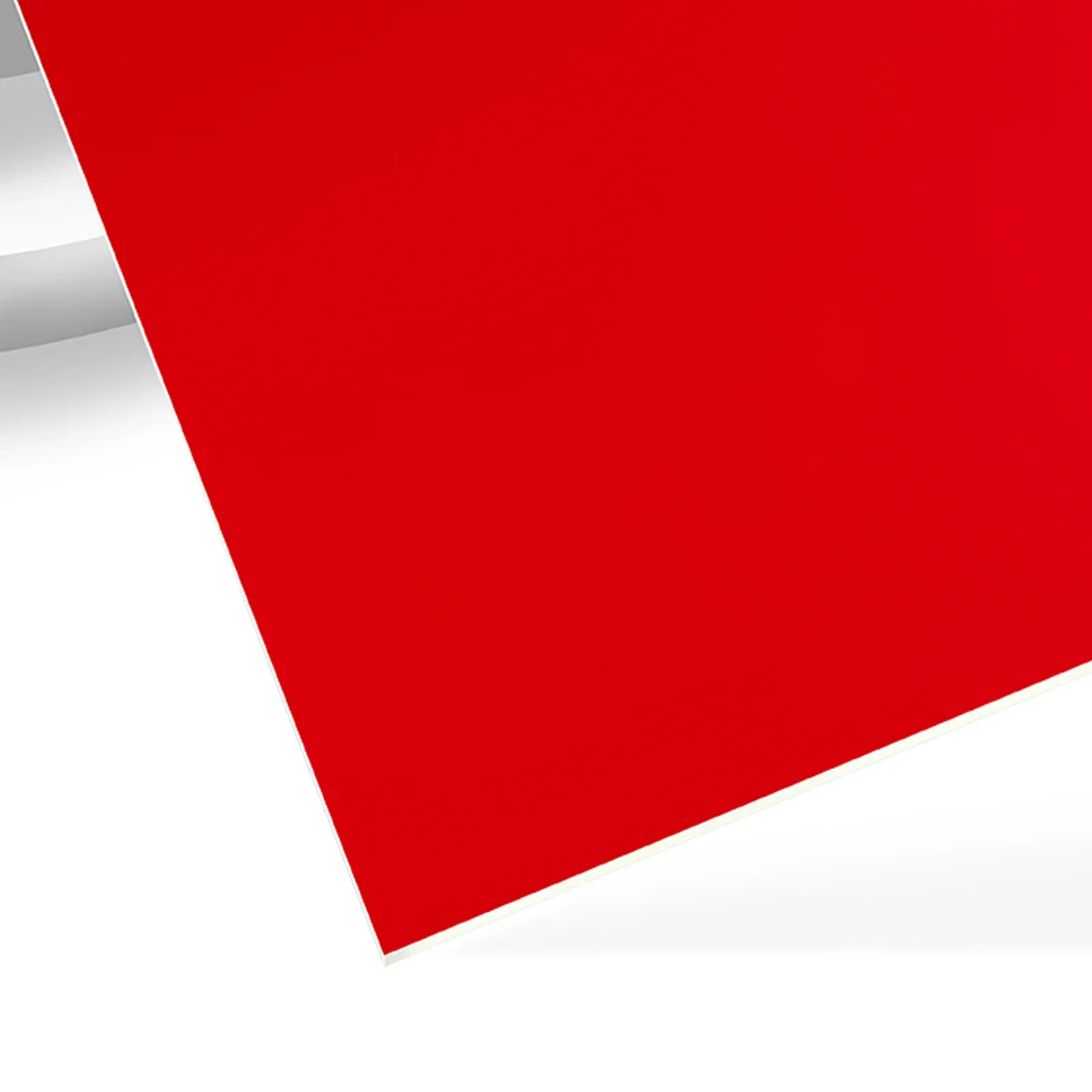 1/8" Red to White Two-Tone Acrylic Sheet (3pcs)