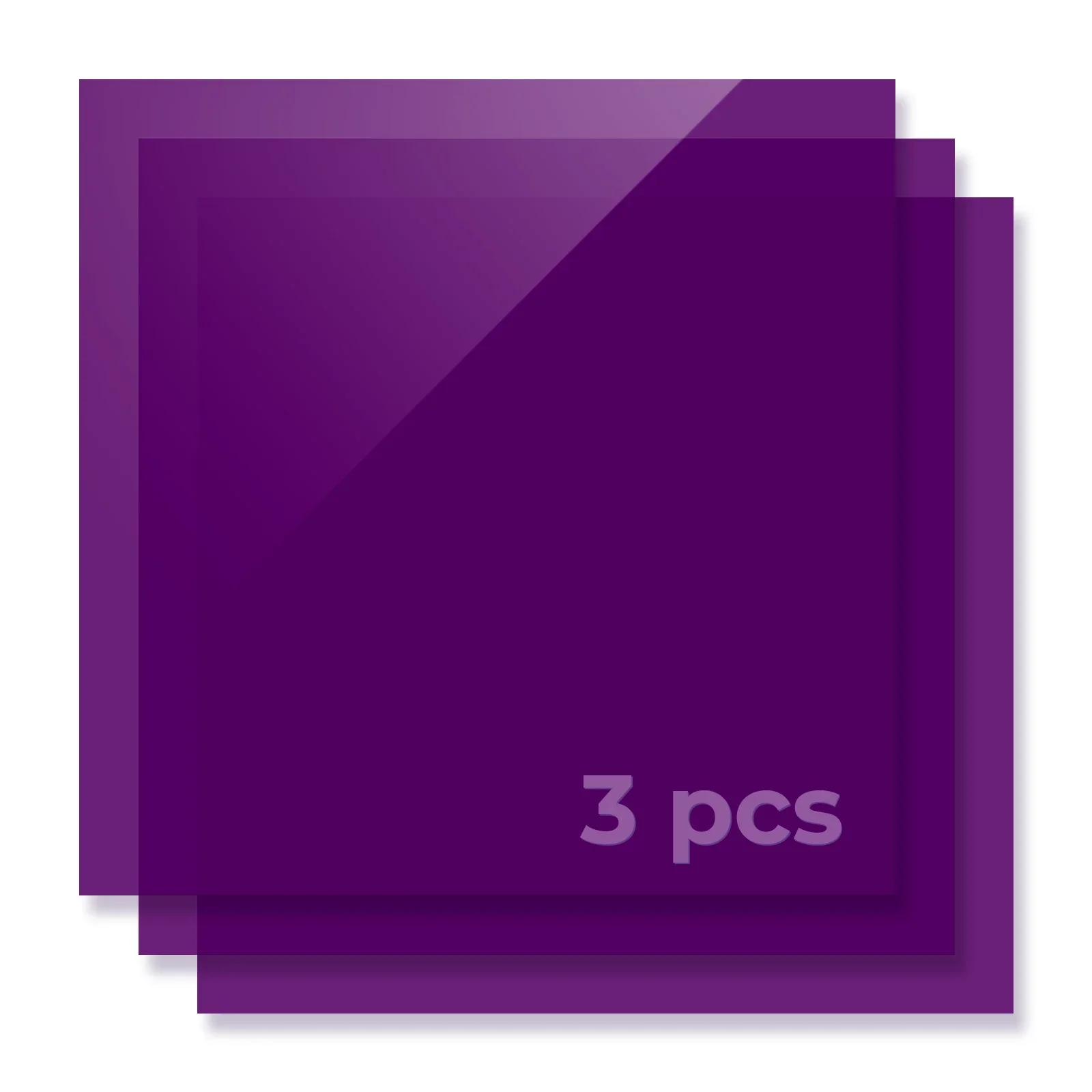 1/8" Purple Translucent Glossy Acrylic Sheet (3pcs) - Image 38