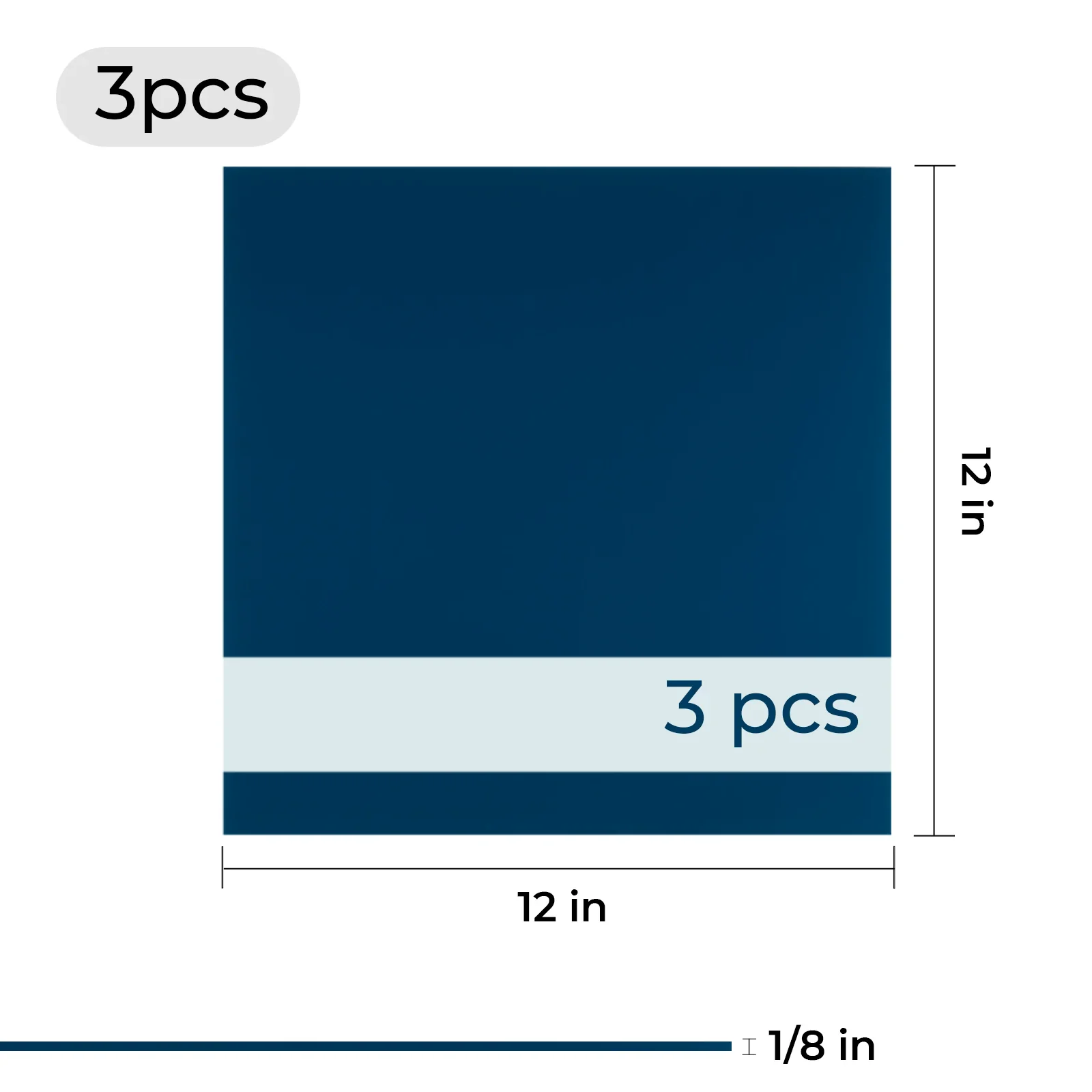 1/8" Two-Tone Glossy Acrylic Sheet (3pcs) - Image 30