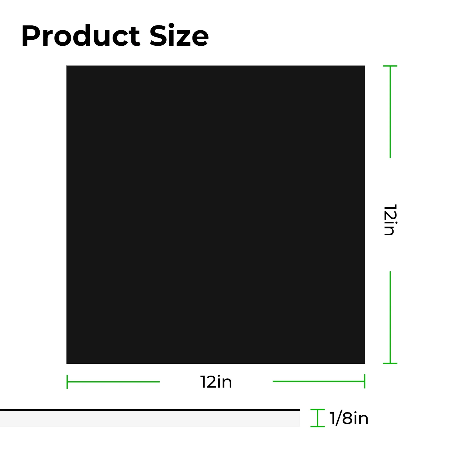 1/8" Black to White Two-Tone Acrylic Sheet (3pcs) - Image 4