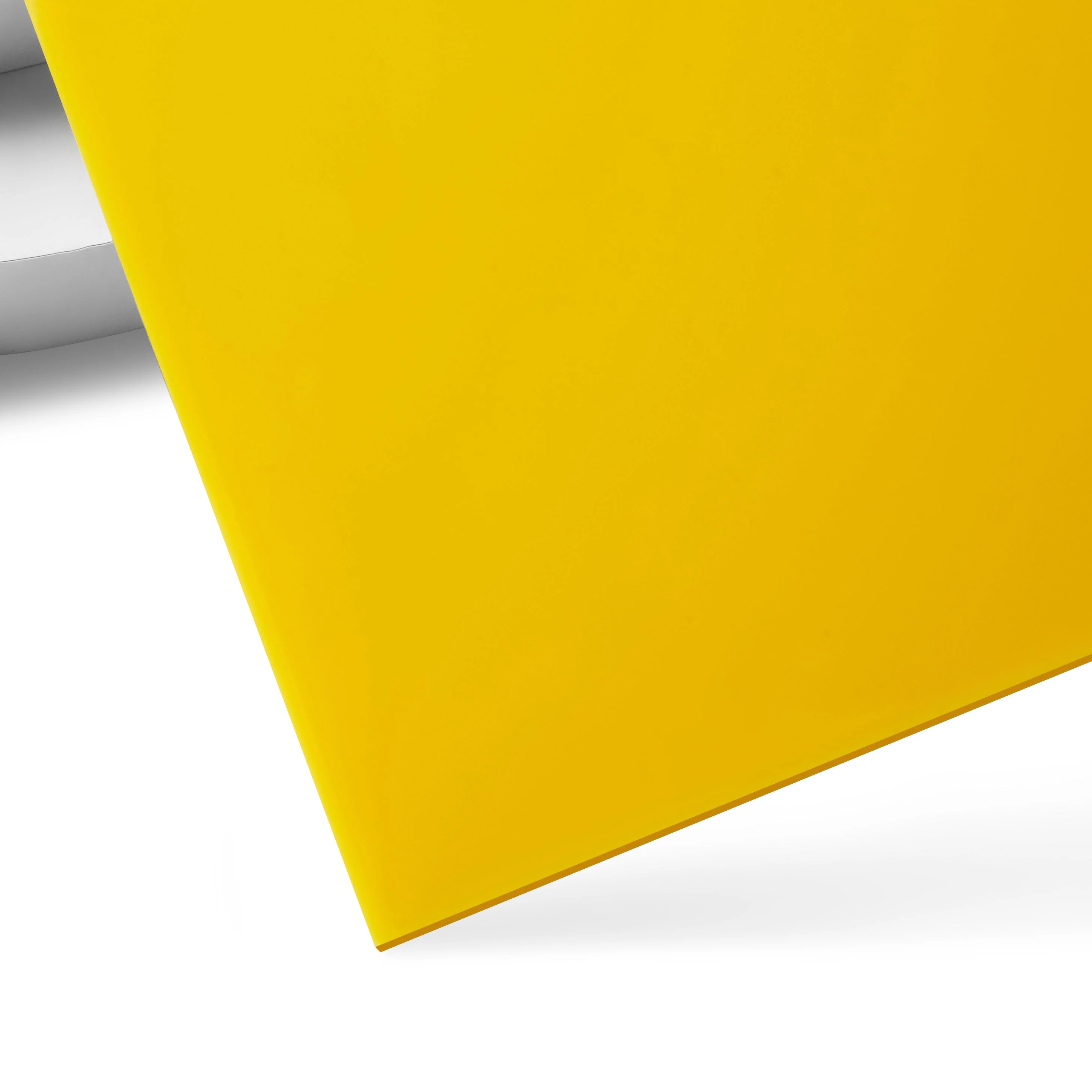 1/8" Yellow Opaque Glossy Acrylic Sheet (3pcs)-YAC023