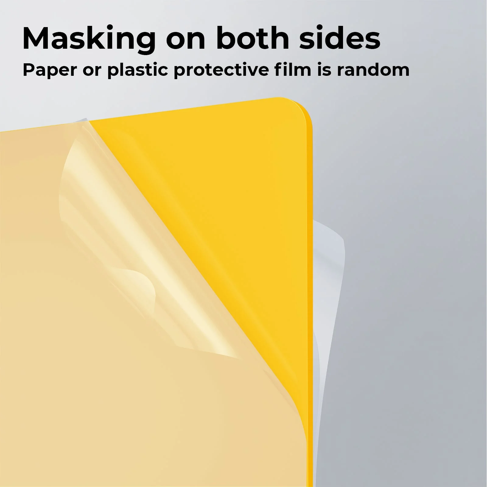 1/8" Yellow Translucent Glossy Acrylic Sheet (3pcs) - Image 6