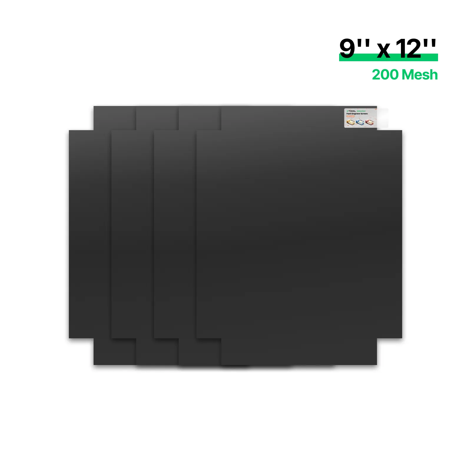 200 Mesh Polyester Fast-Engrave Screen (4pcs) 9" x 12"