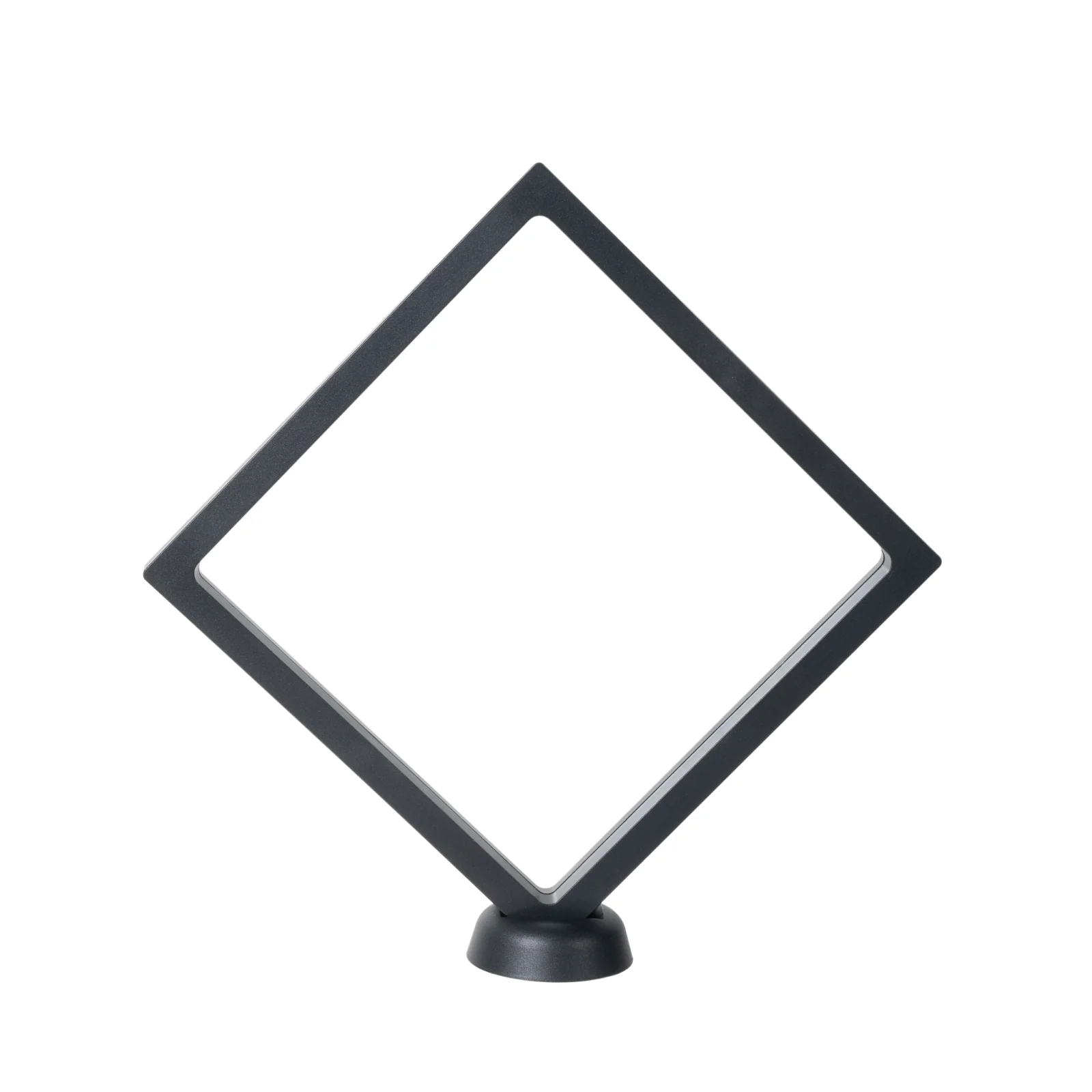 Black Floating Frame with Stand (2pcs) 7" x 7"