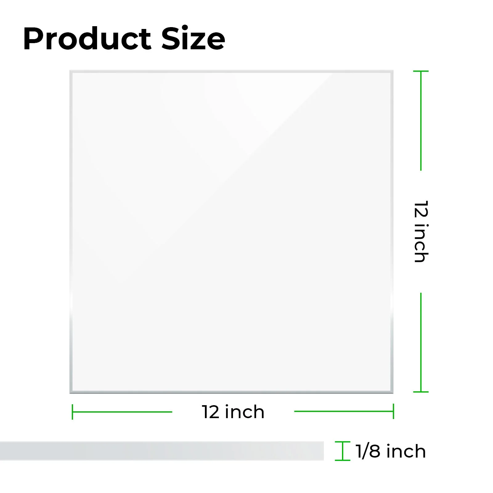 1/8 Clear Glossy Acrylic Sheet (1pc) - Image 5