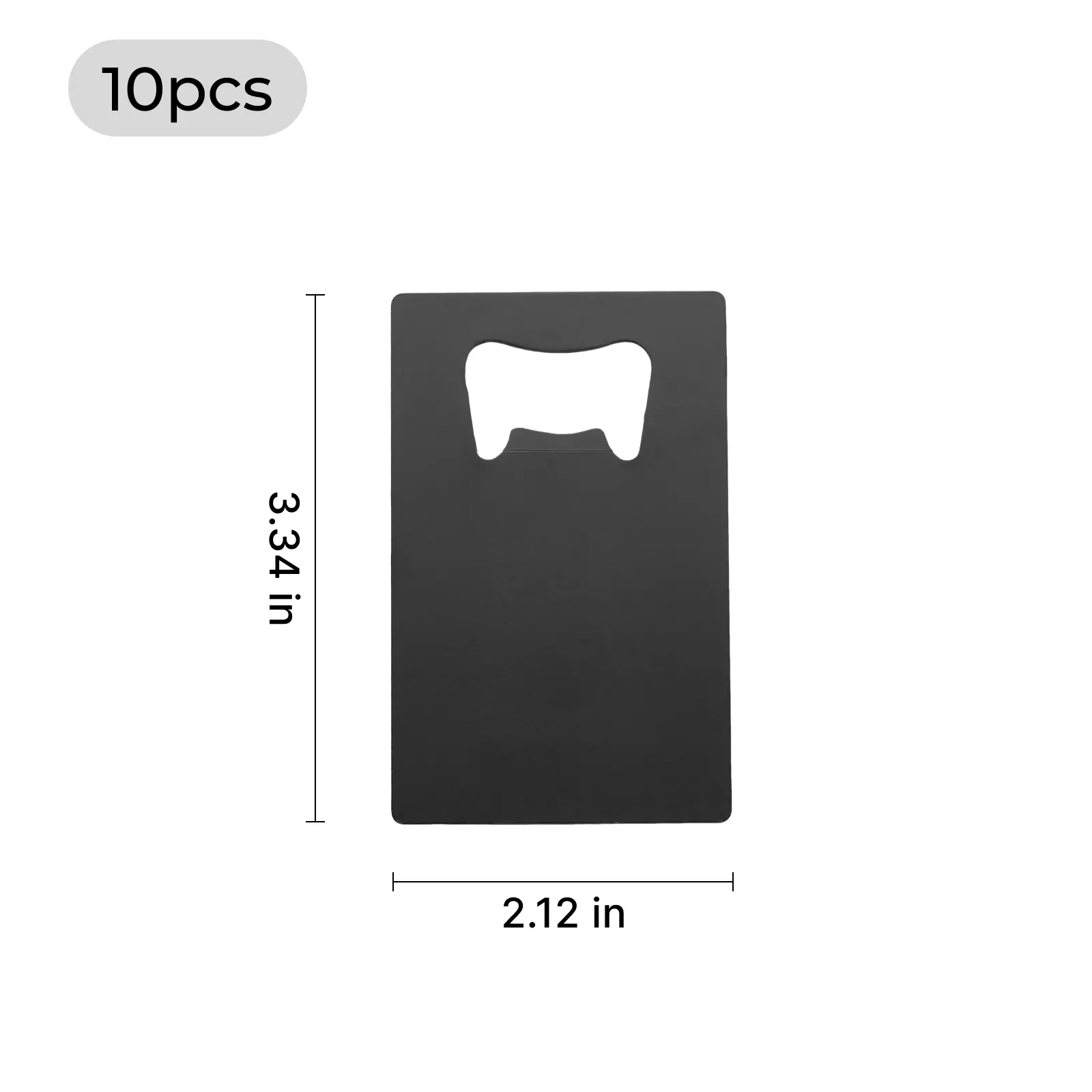 Silver Credit Card Bottle Opener (10pcs) - Image 8