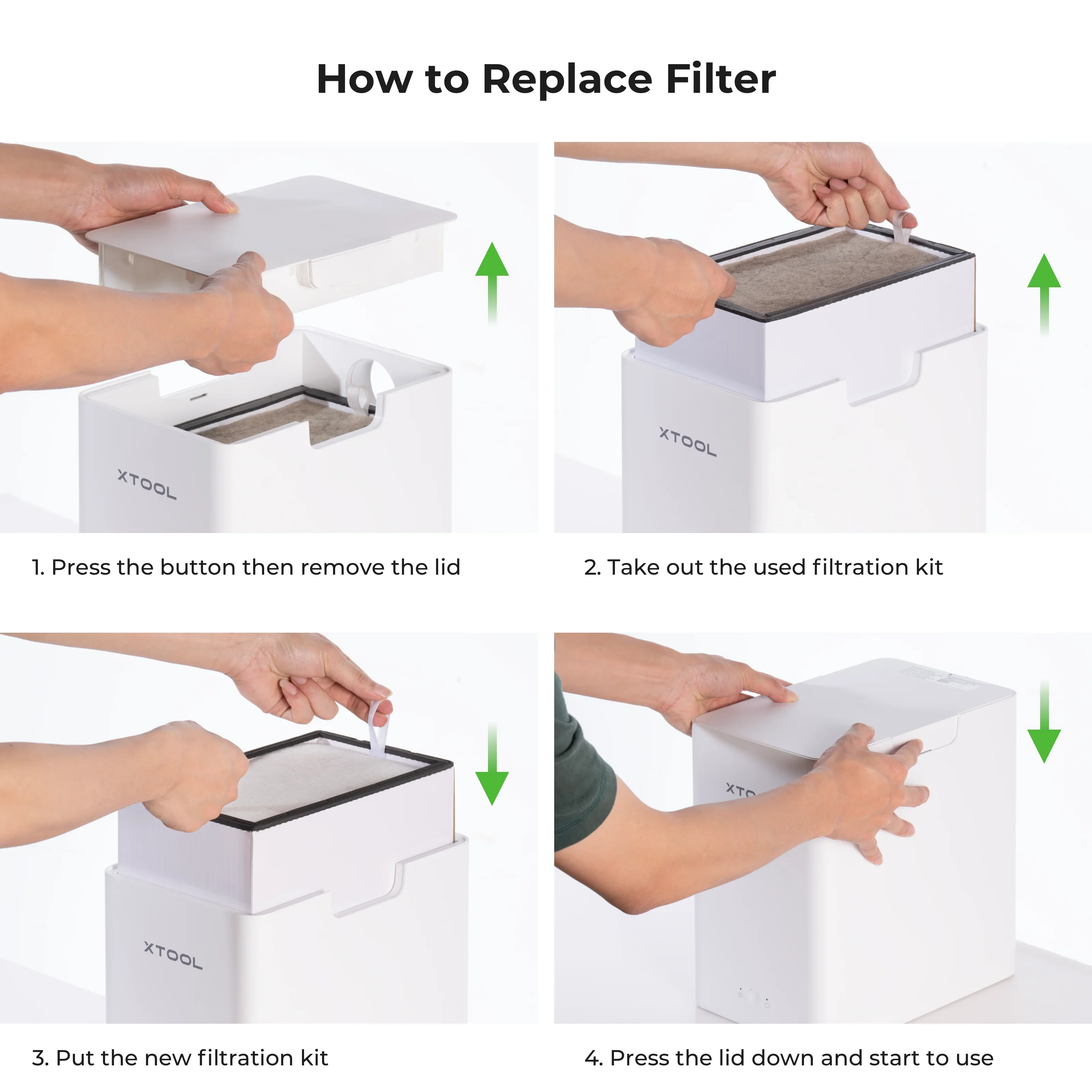 Desktop Air Purifier for xTool F2/ F1/ M2/ M1 Ultra - Image 6