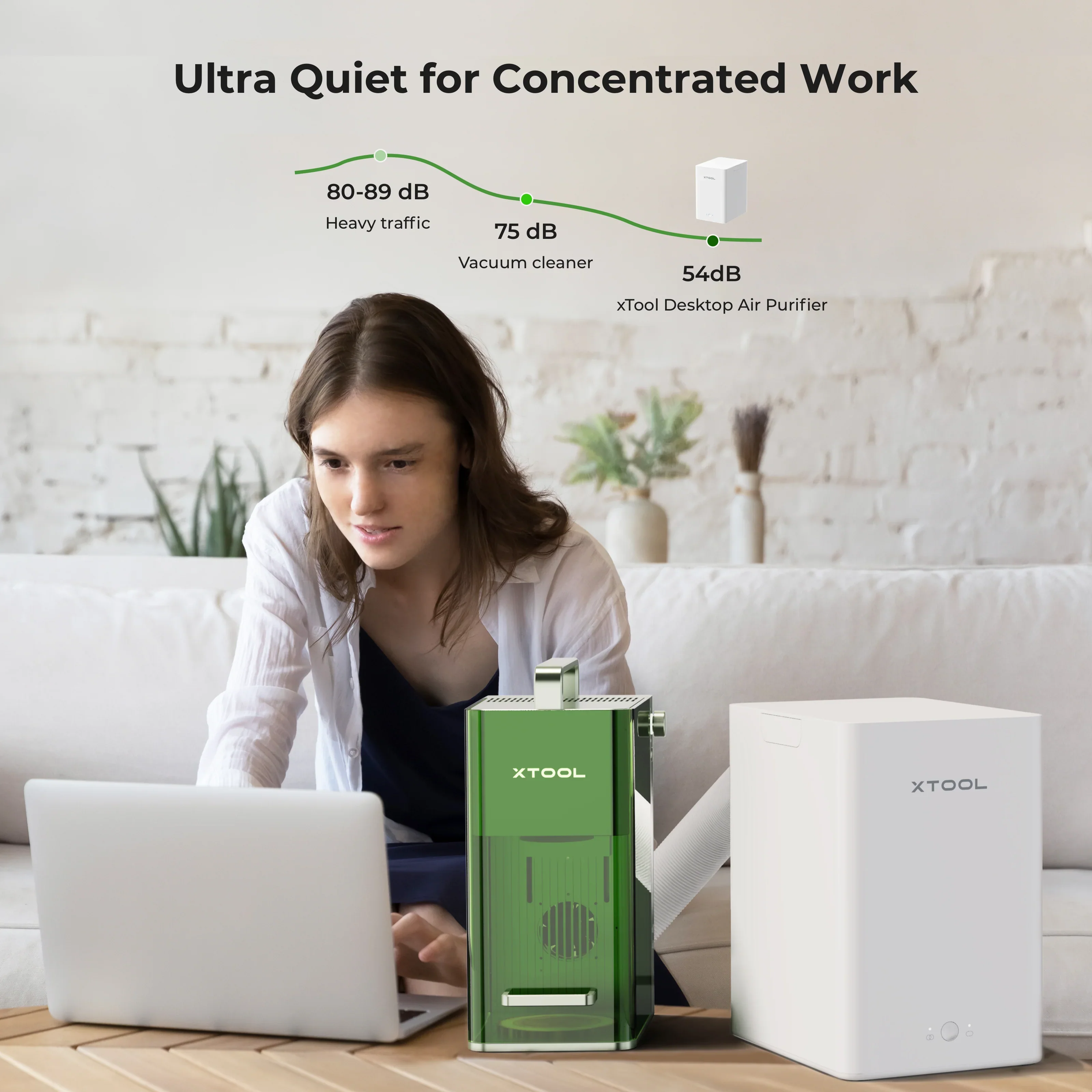 Desktop Air Purifier for xTool F2/ F1/ M2/ M1 Ultra - Image 7