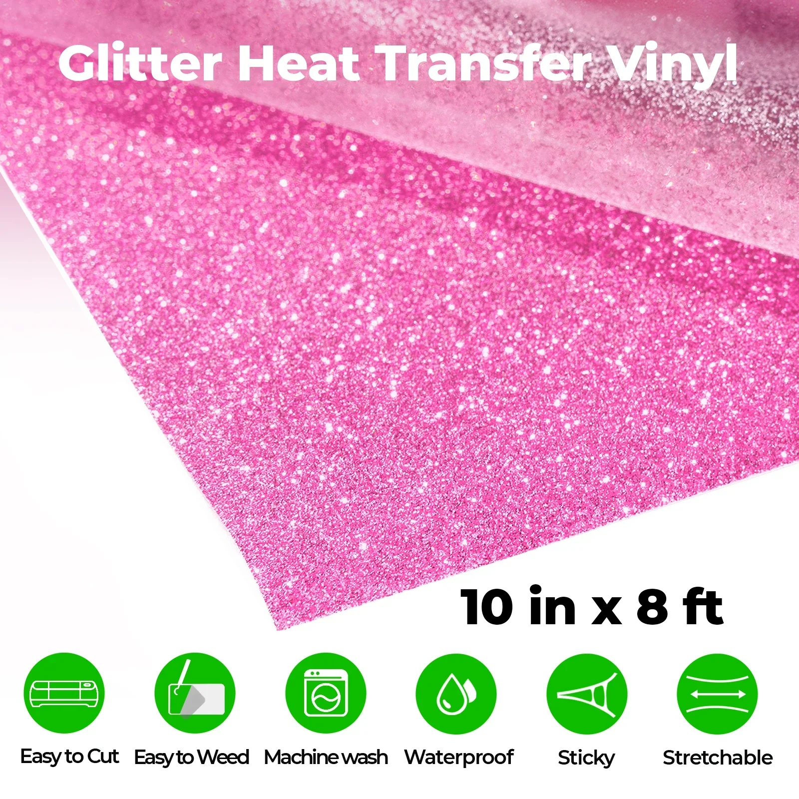 Laser-Safe Glitter HTV Heat Transfer Vinyl Roll - Image 18