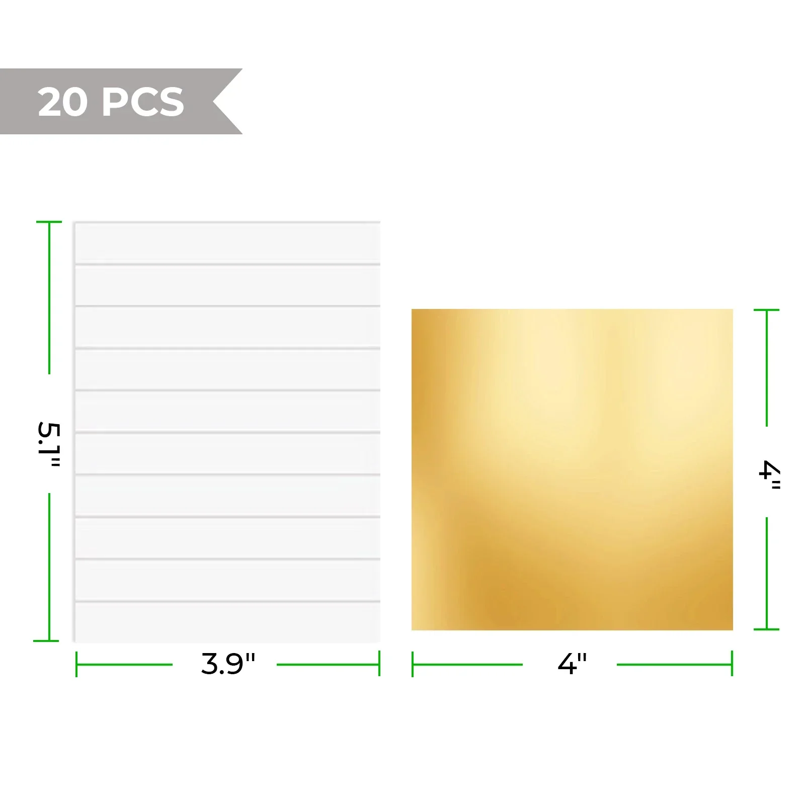 Gold and Silver Foil Transfer Paper (20pcs) - Image 4