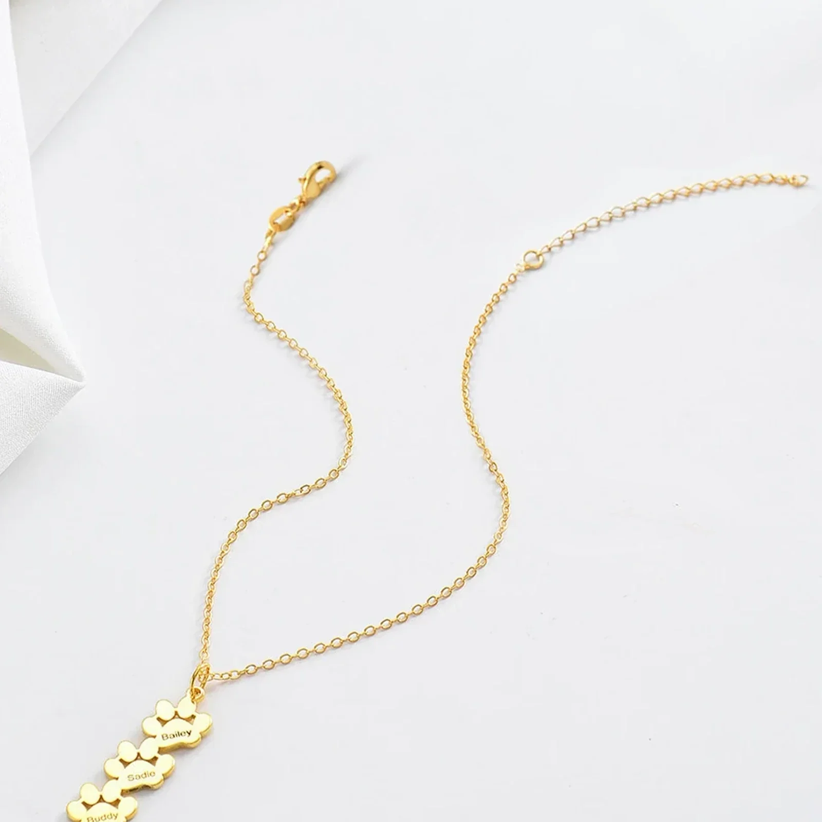 Gold Stainless Steel Chains (10pcs) - Image 2