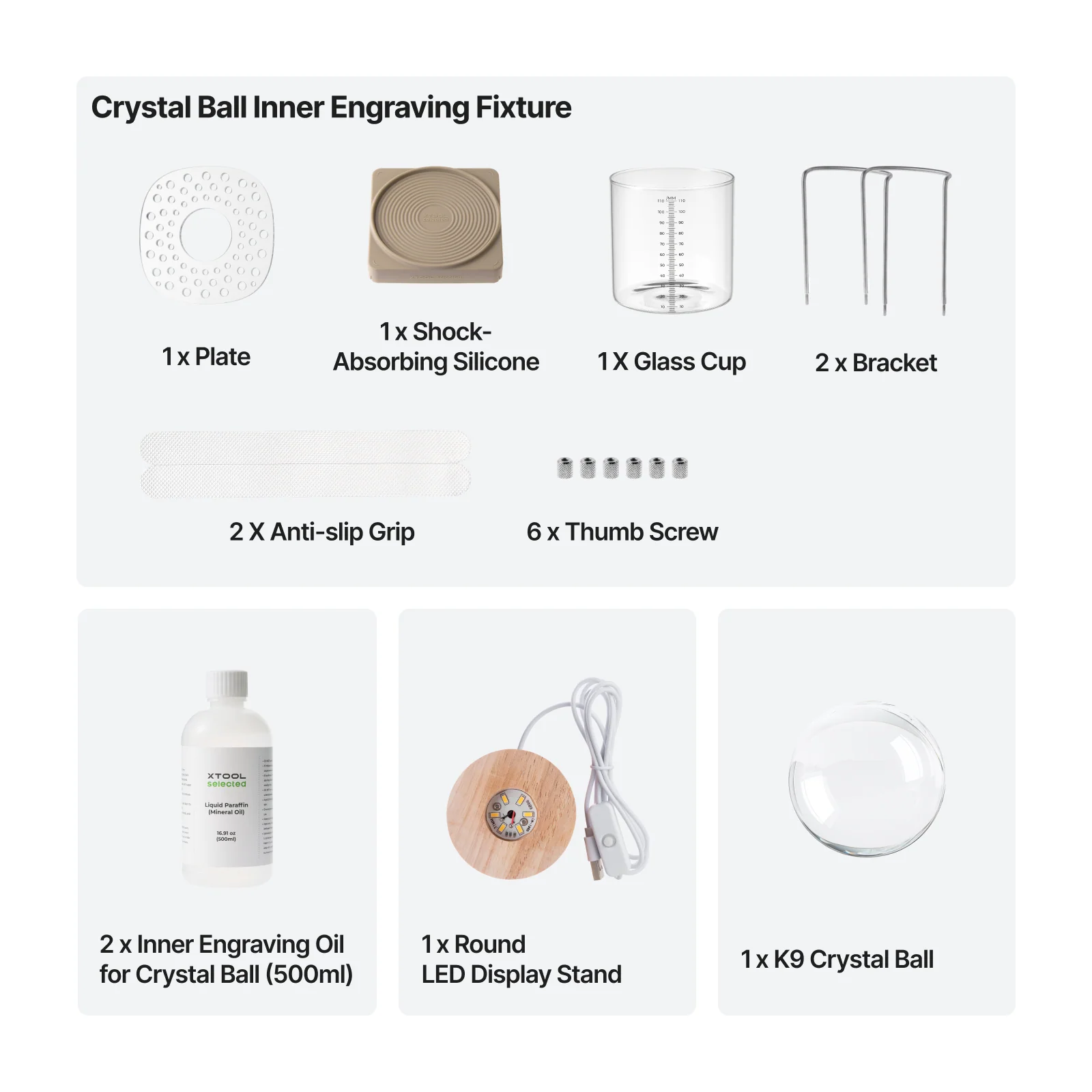 K9 Crystal Ball Inner Engraved Kit - Image 3