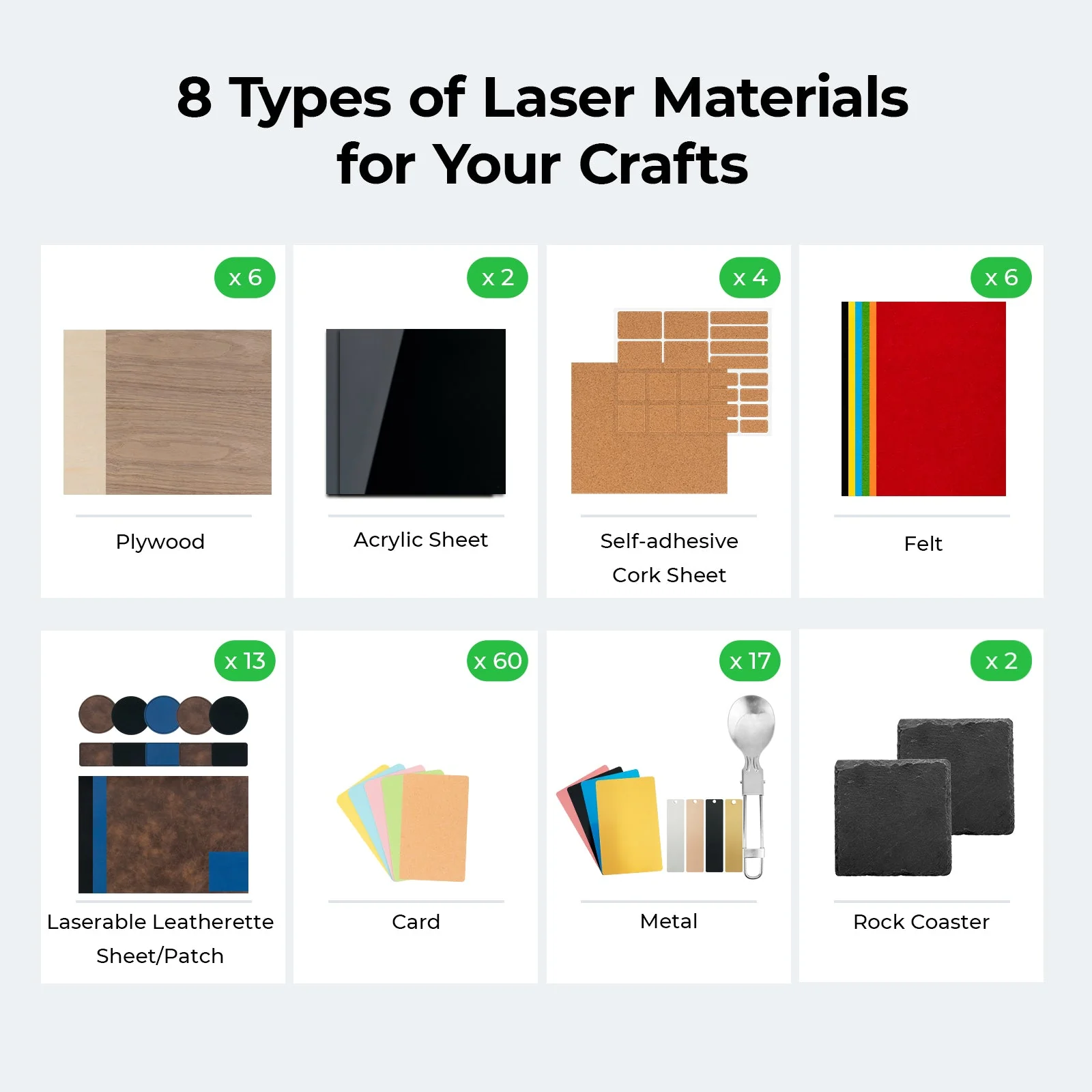 Laser Material Explore Kit (111pcs) - Image 5