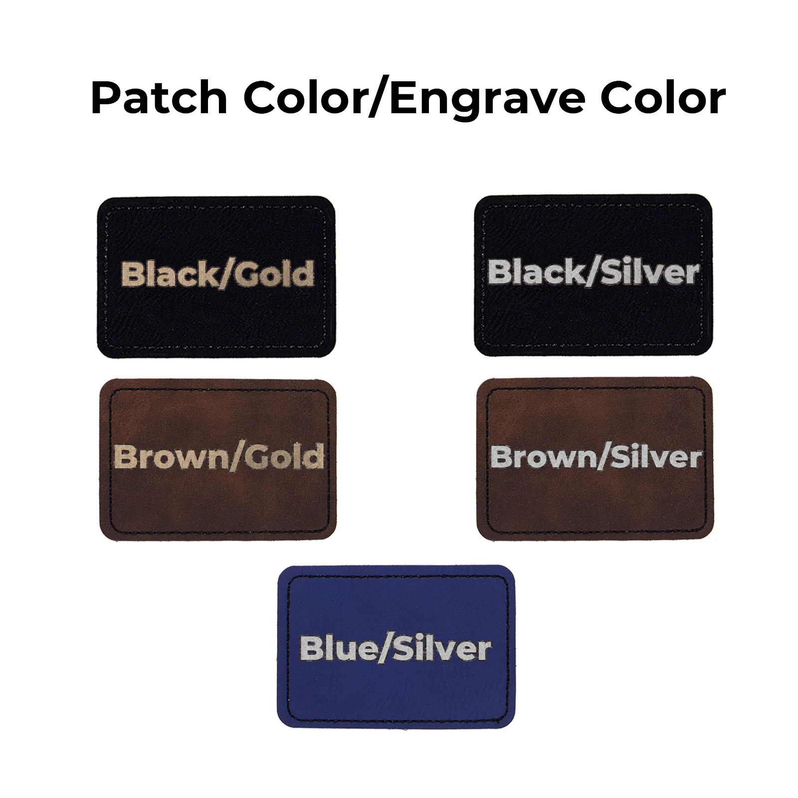 Laserable Leatherette Round Patch (10pcs) - Image 13