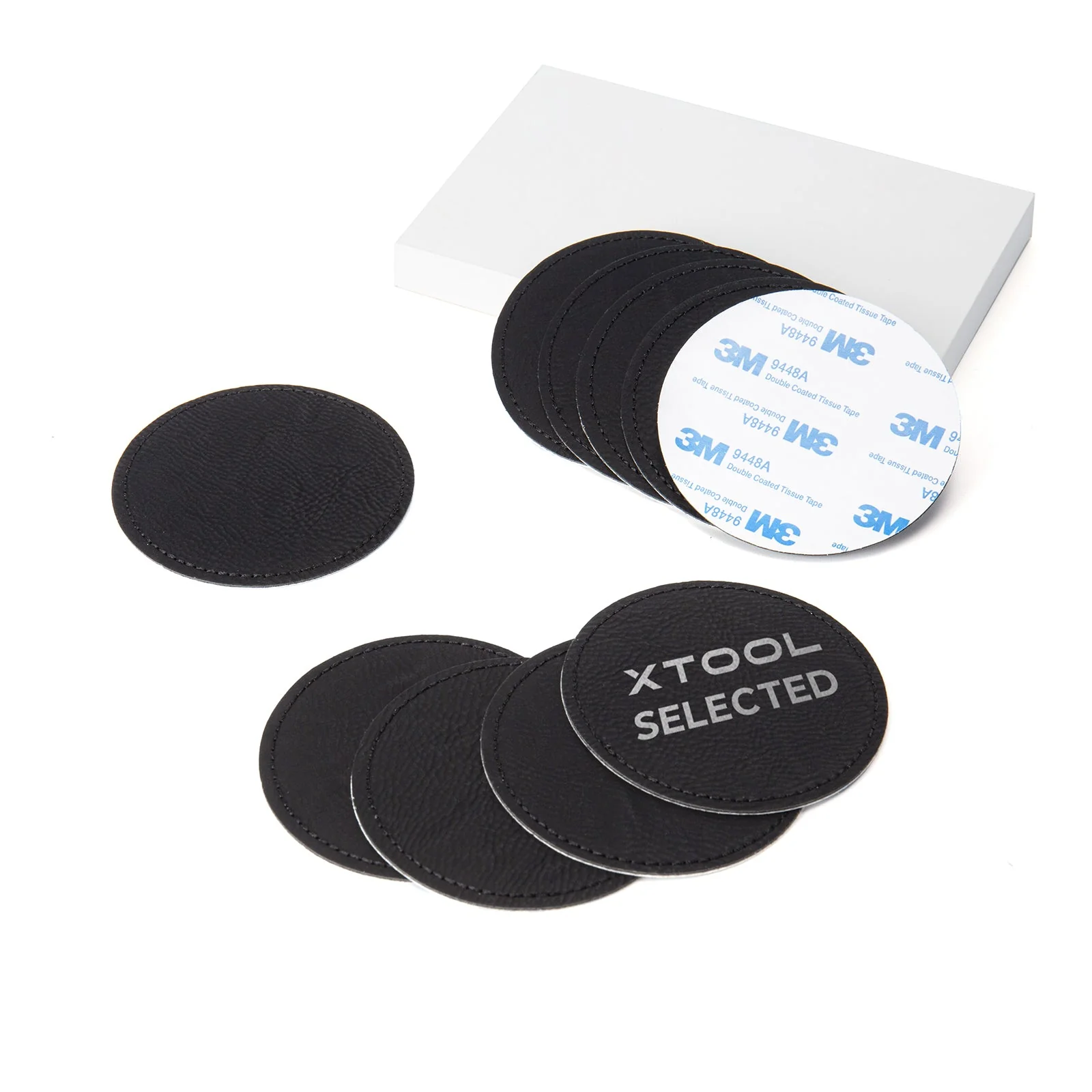 Laserable Leatherette Round Patch (10pcs) - Image 7
