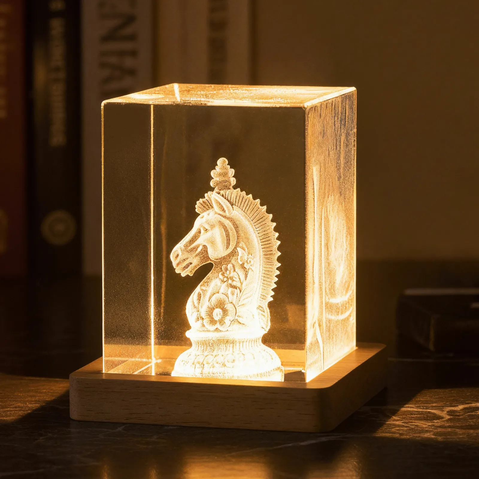 LED Display Stand for Rectangular Crystal (1pcs) - Image 2