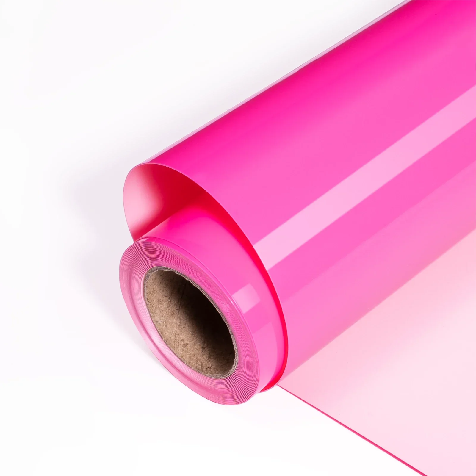 Laser-Safe Neon Pink 3D Puff Heat Transfer Vinyl Roll
