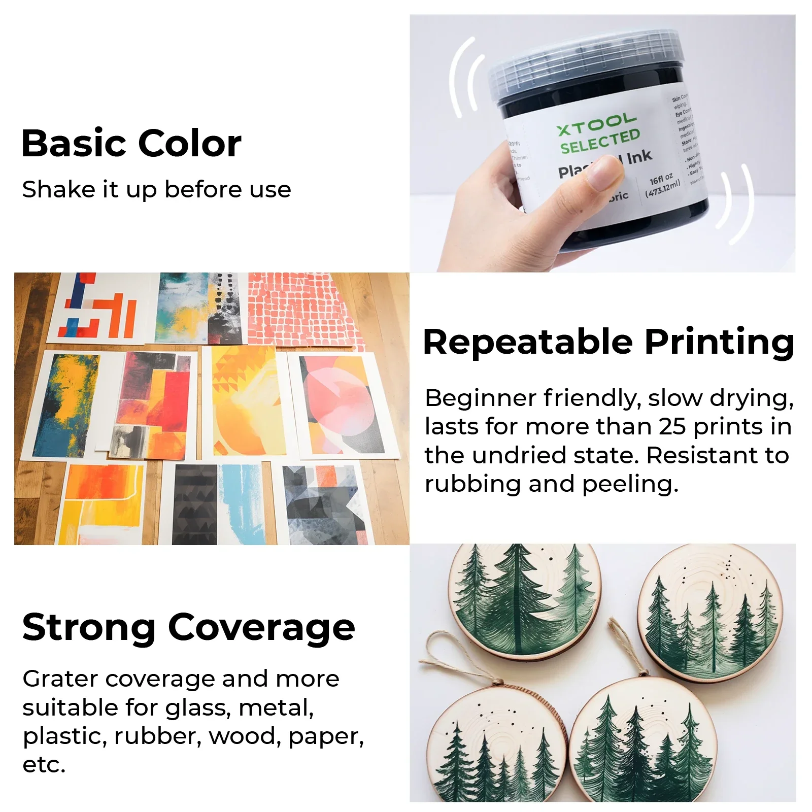 Oil-Based Screen Printing Ink Set (4 Colors) - Image 4