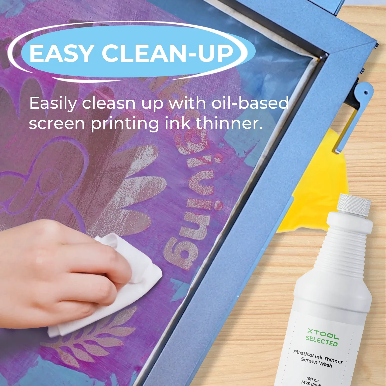 Oil-Based Screen Printing Ink Set (4 Colors) - Image 5