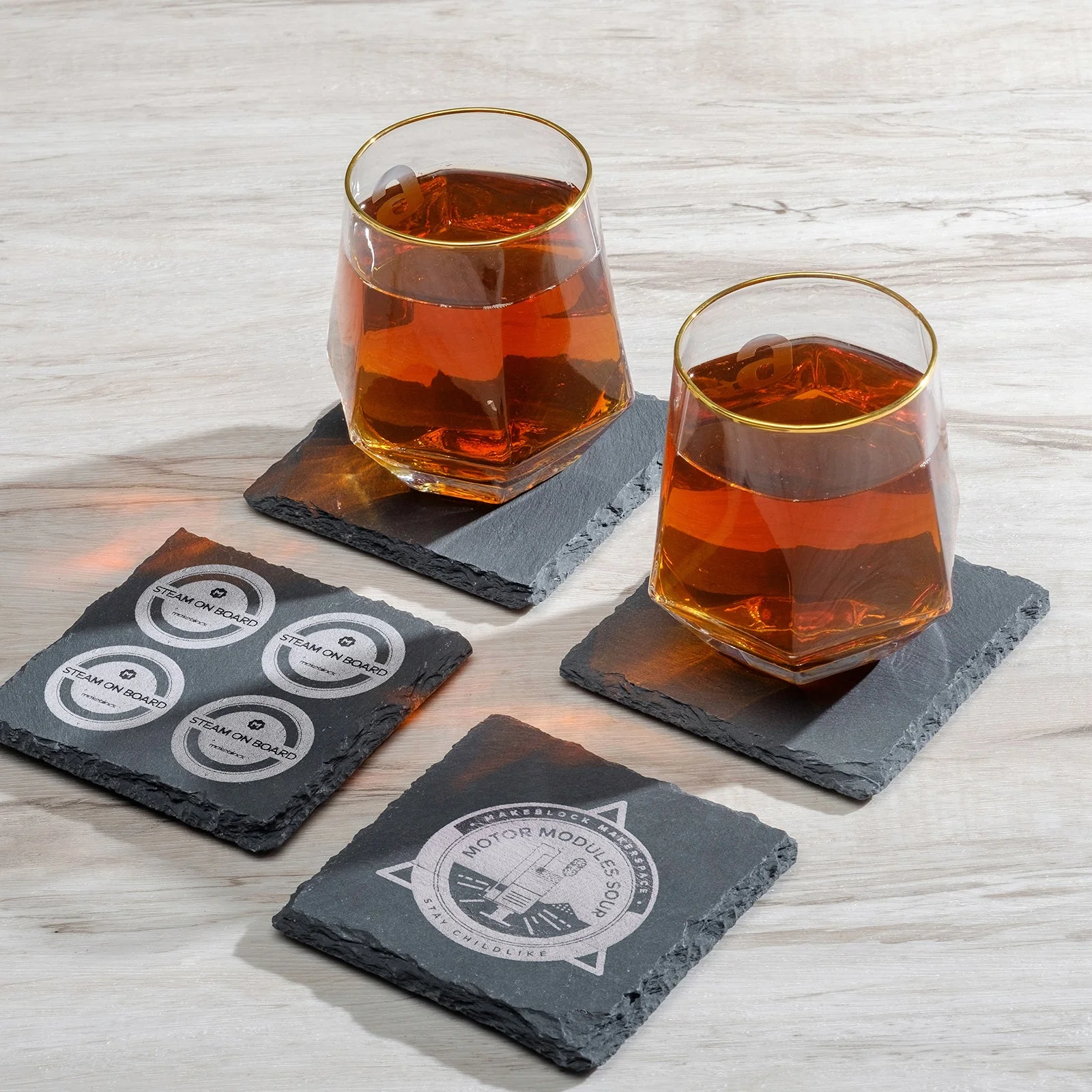 Square Rock Coaster (4pcs) - Image 3