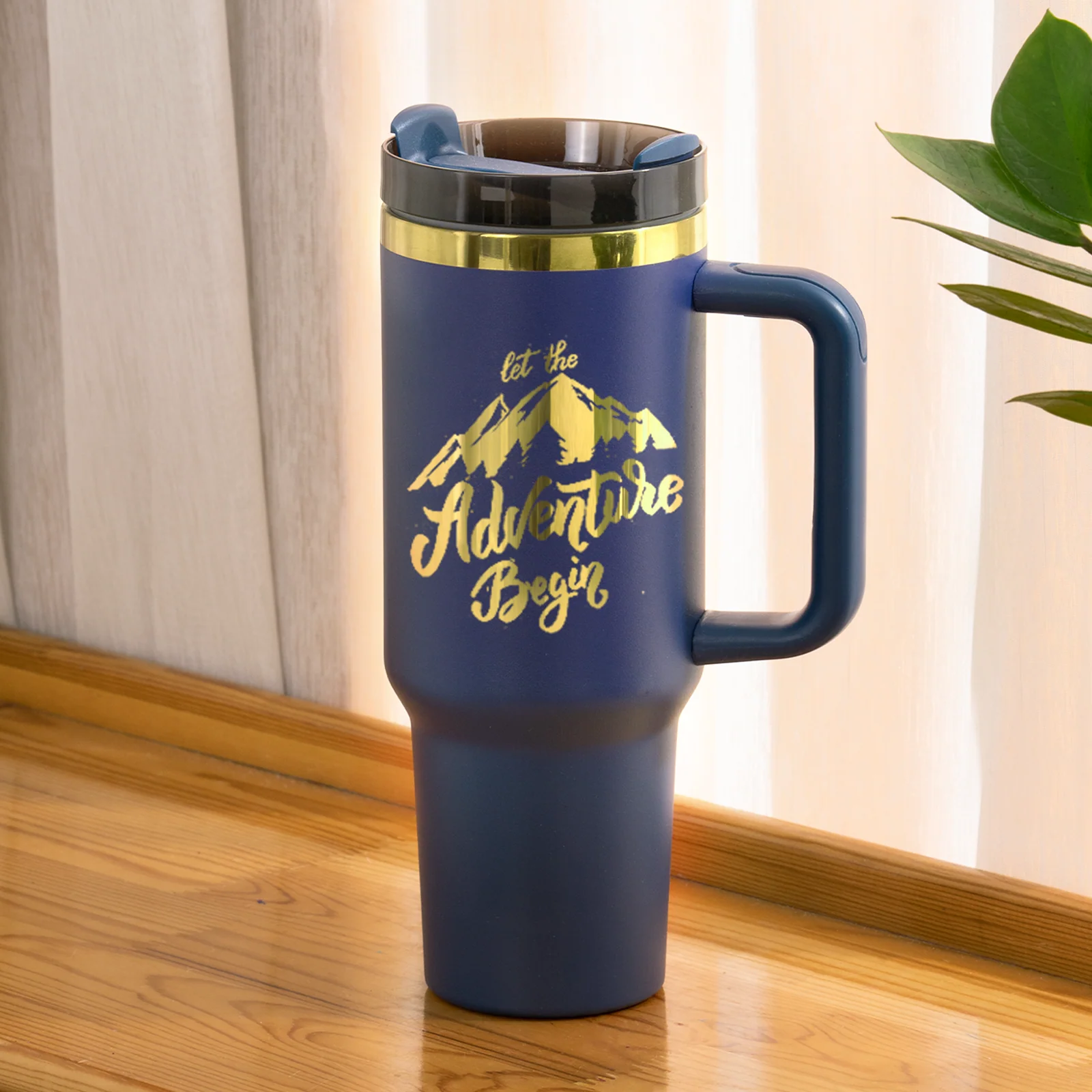 Stainless Steel Tumbler with Handle (40oz) - Image 17