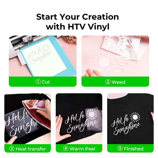 Laser-Safe Sun Color Changing Heat Transfer Vinyl (20pcs) - Image 6