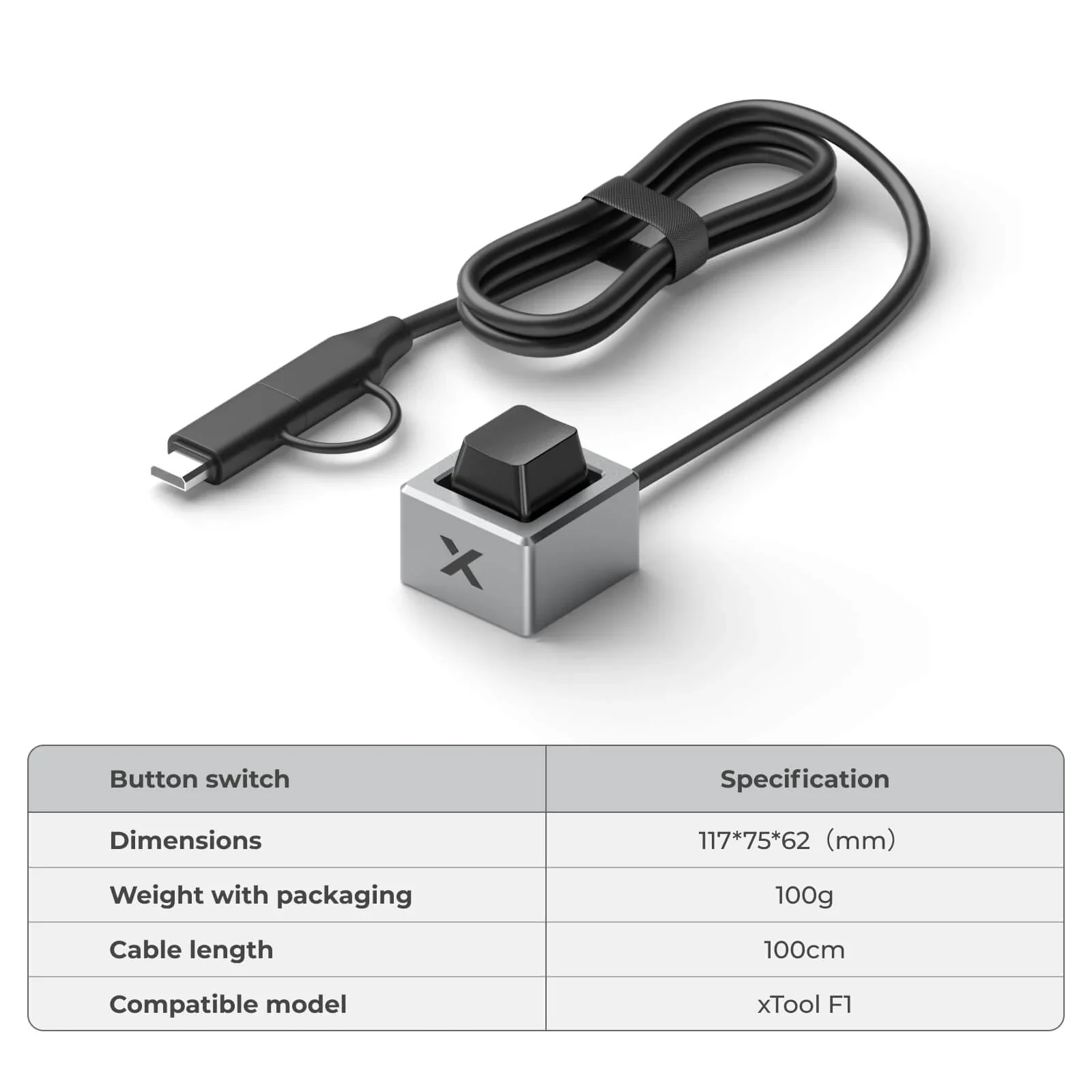 xTool Pedal & Button Switch for F2/F1 - Image 9