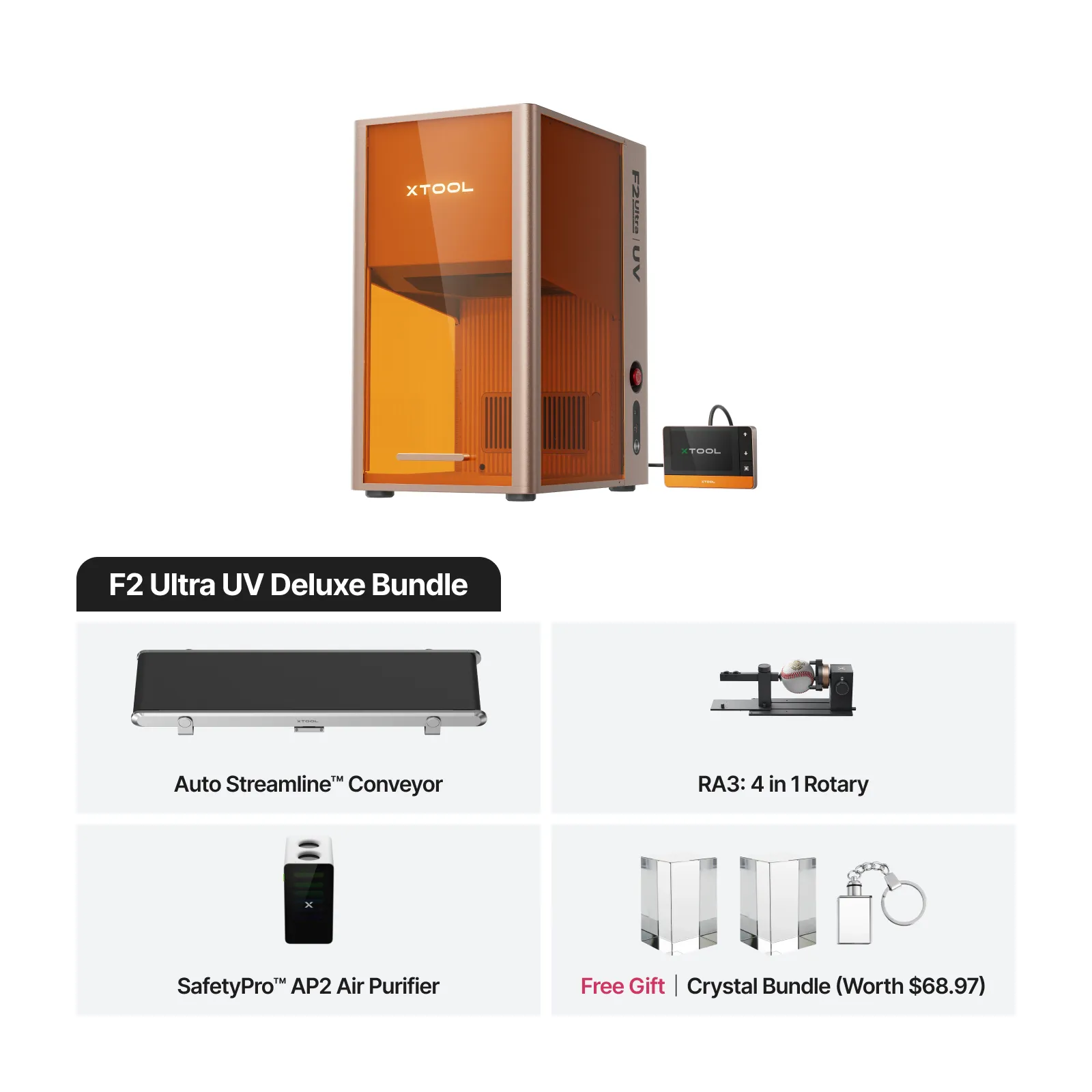 xTool F2 Ultra UV 5W UV Laser Engraver - Image 16