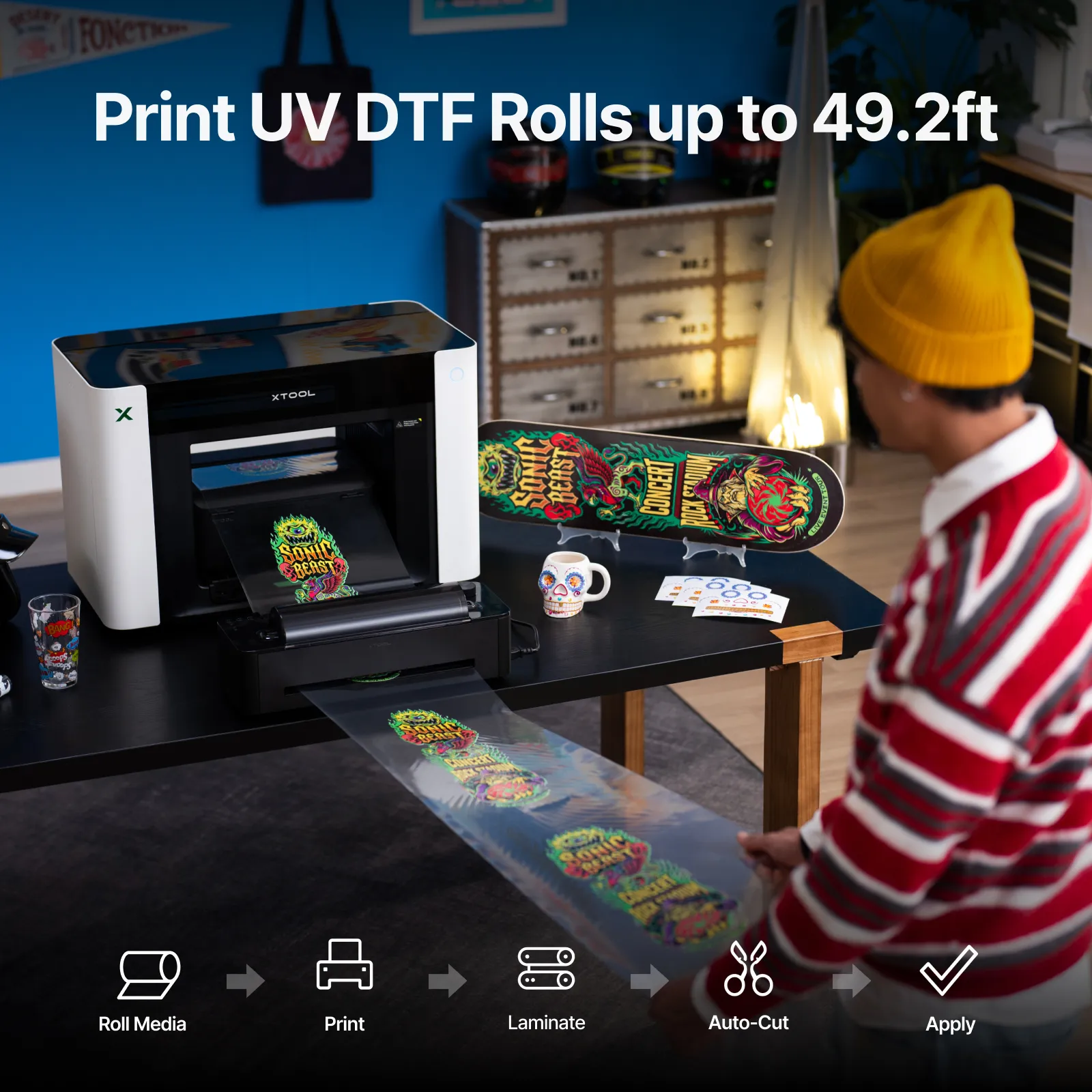 xTool LM1 Laminator and RF1 Roll Feeder - Image 6