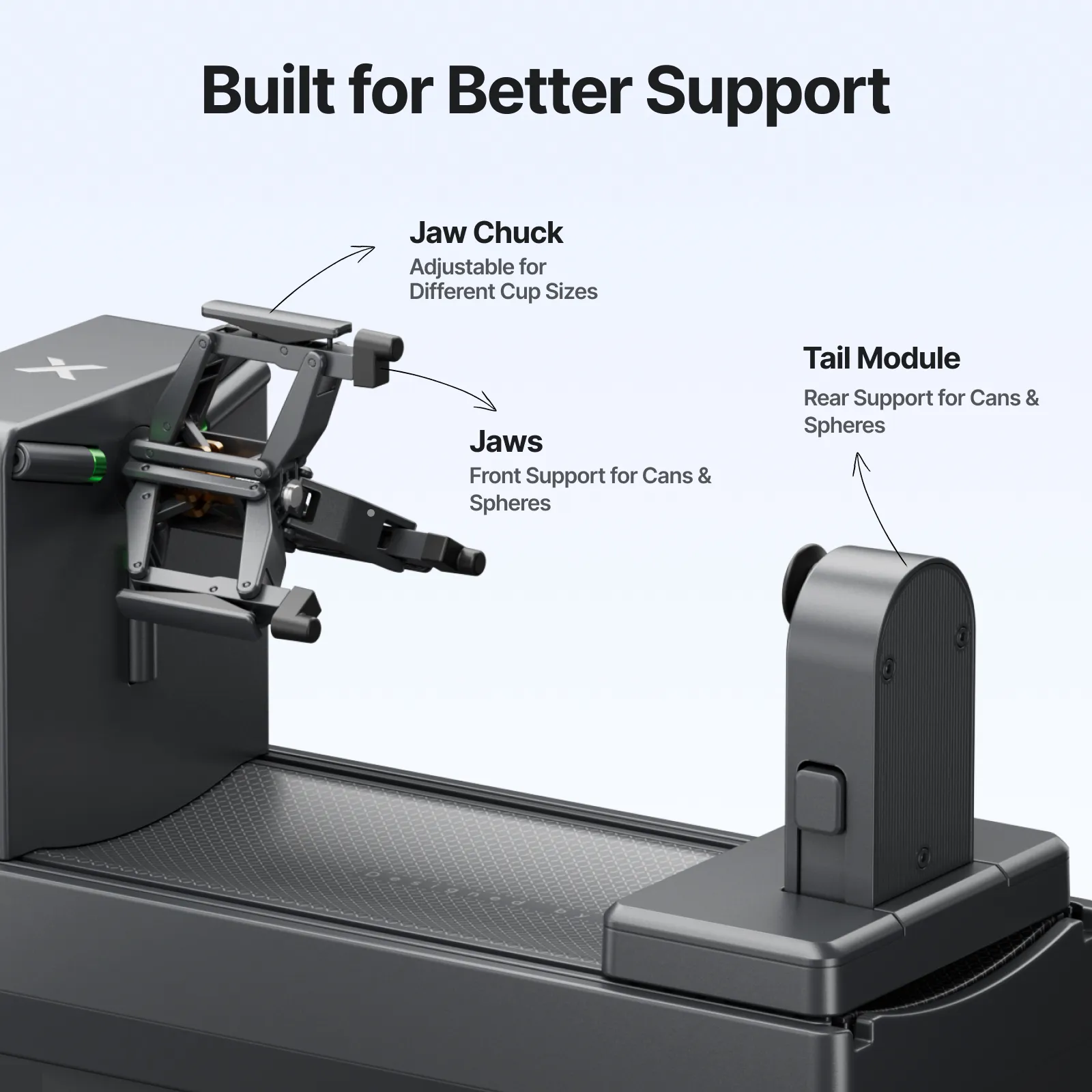 xTool OR1 Rotary Attachment for O1 Omni Printer - Image 4