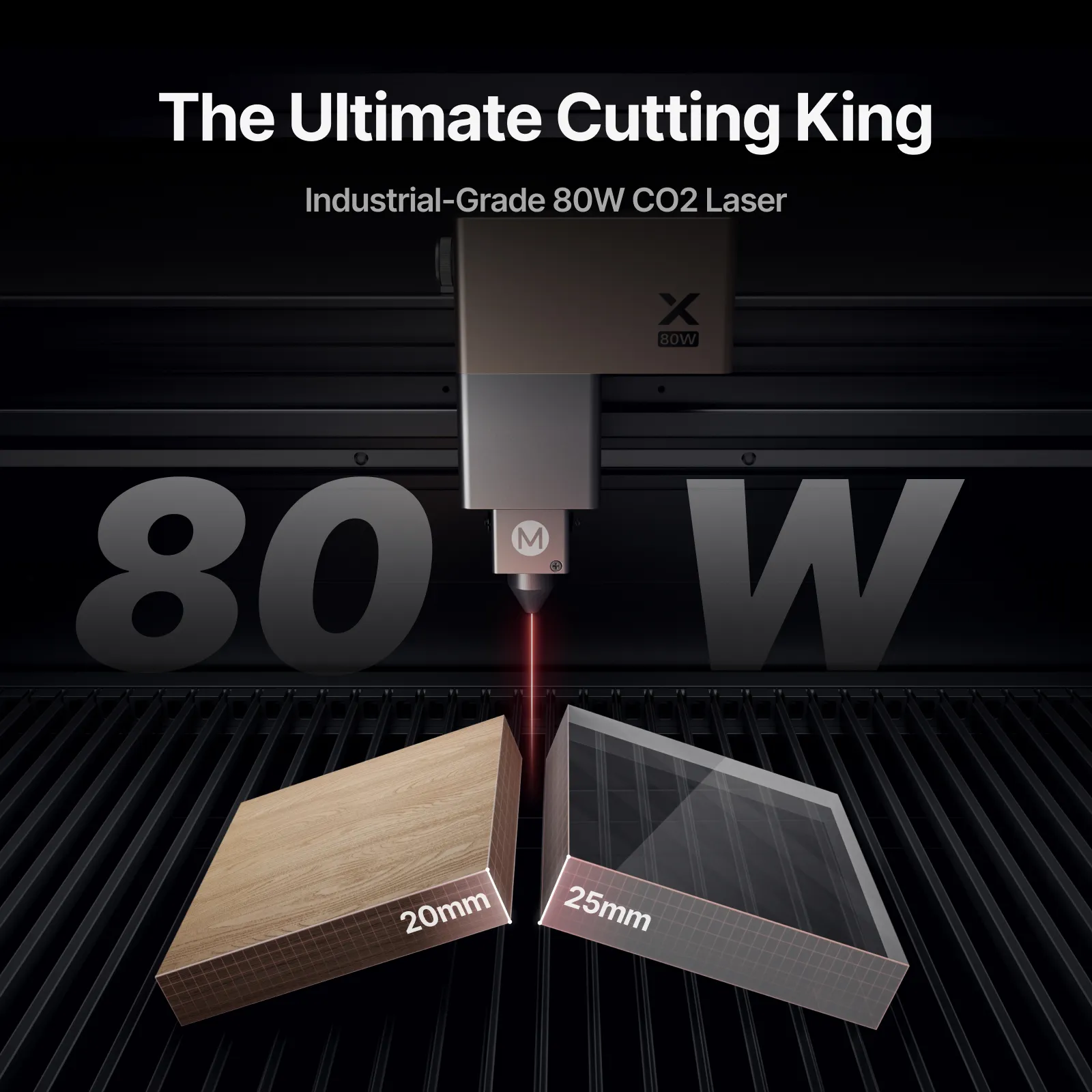 xTool P3 80W Flagship CO2 Laser Cutter with Intelligent Automation - Image 3