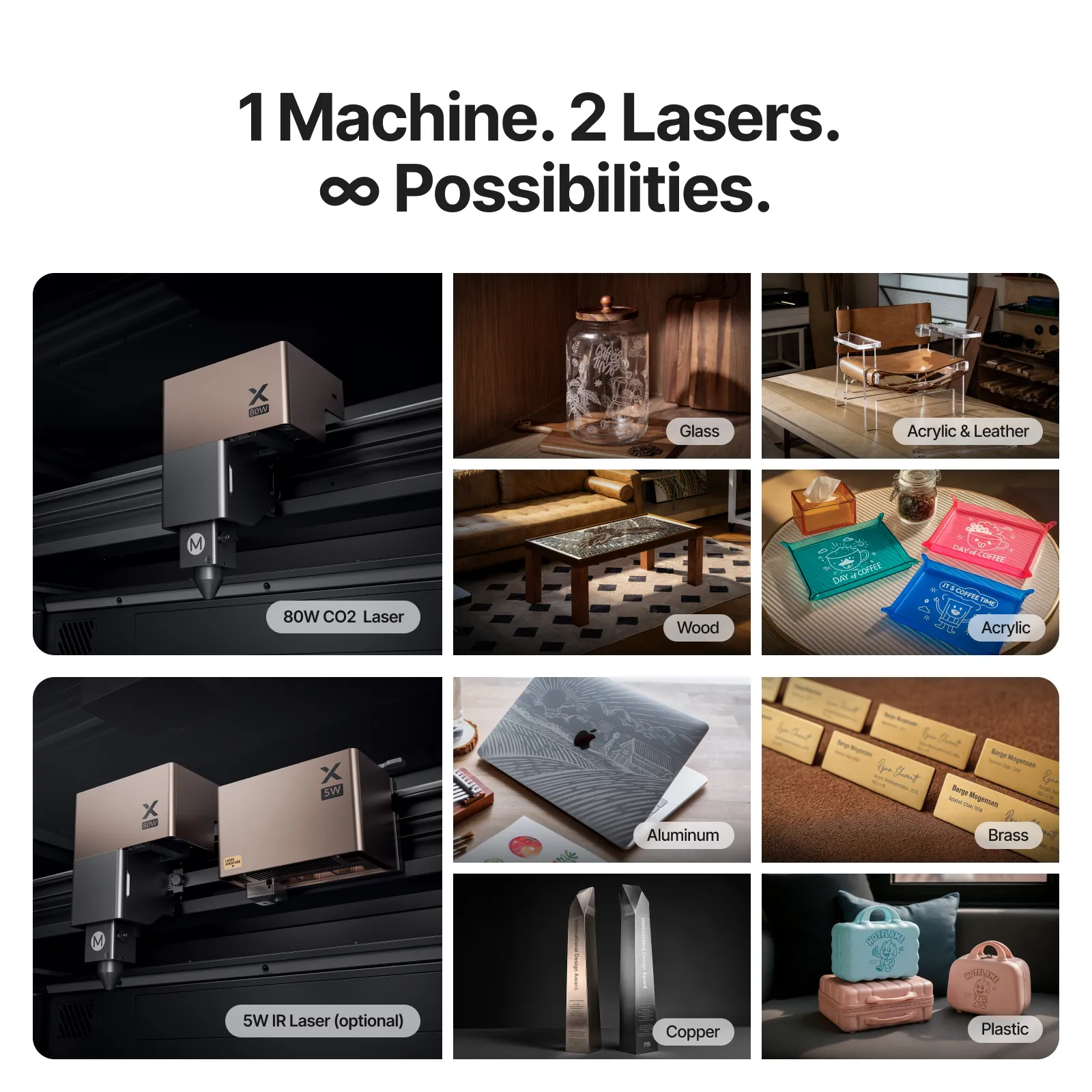 xTool P3 80W Flagship CO2 Laser Cutter with Intelligent Automation - Image 9